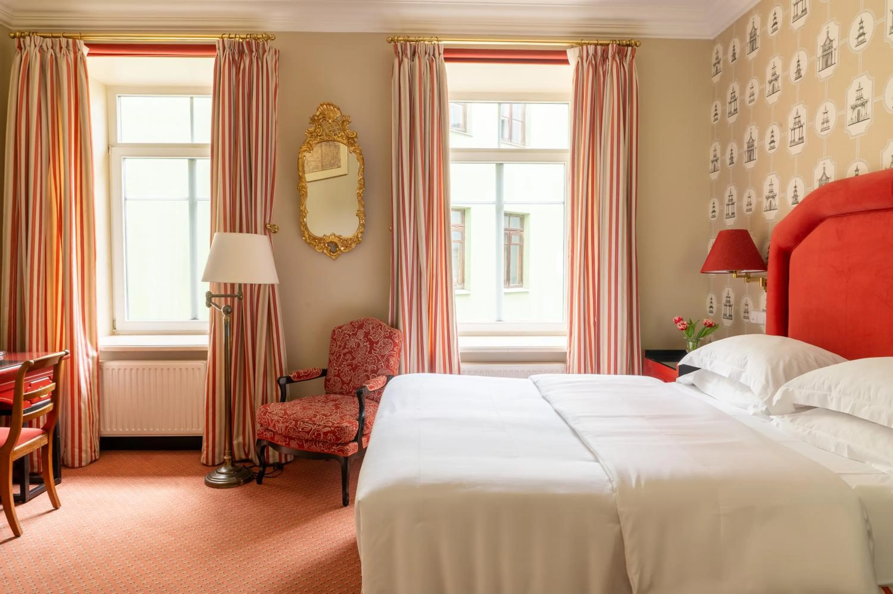 Bed in NARUTIS Hotel - Small Luxury Hotels of The World