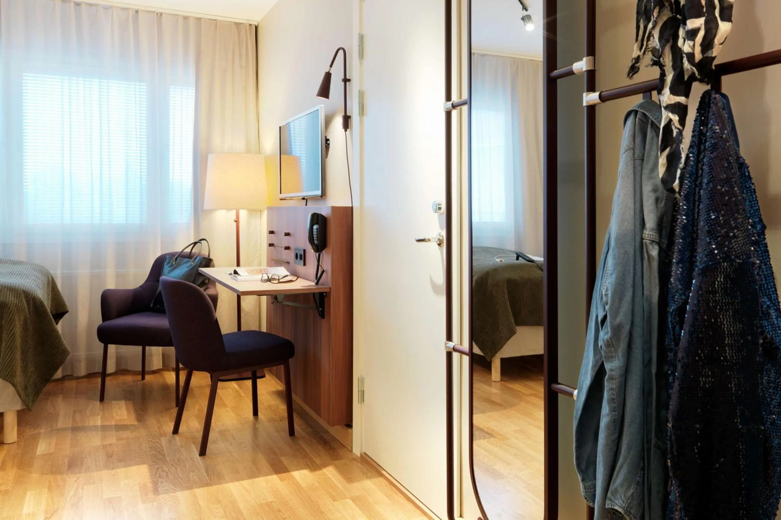 Bedroom in Scandic Örebro Väst