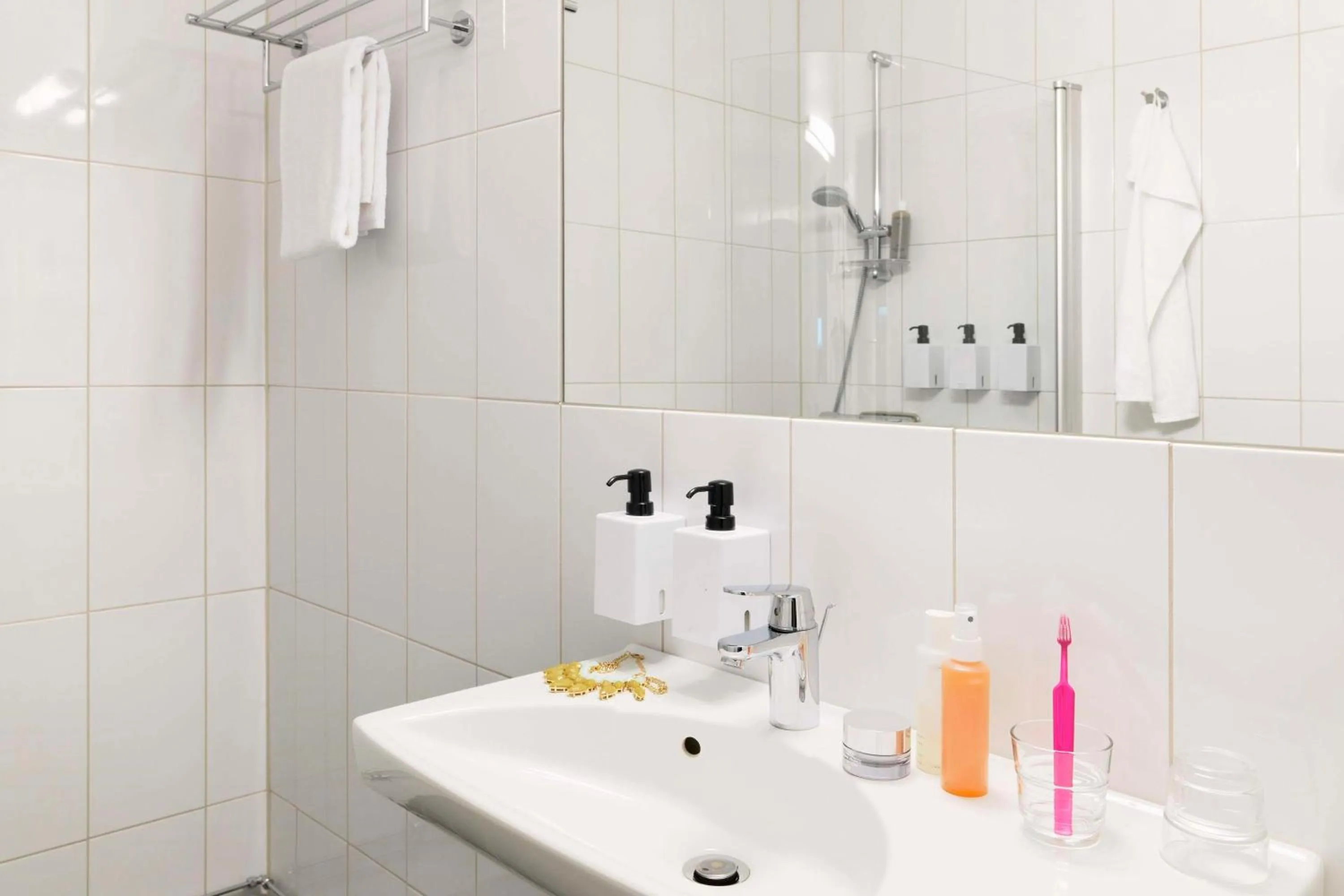 Bathroom in Scandic Örebro Väst