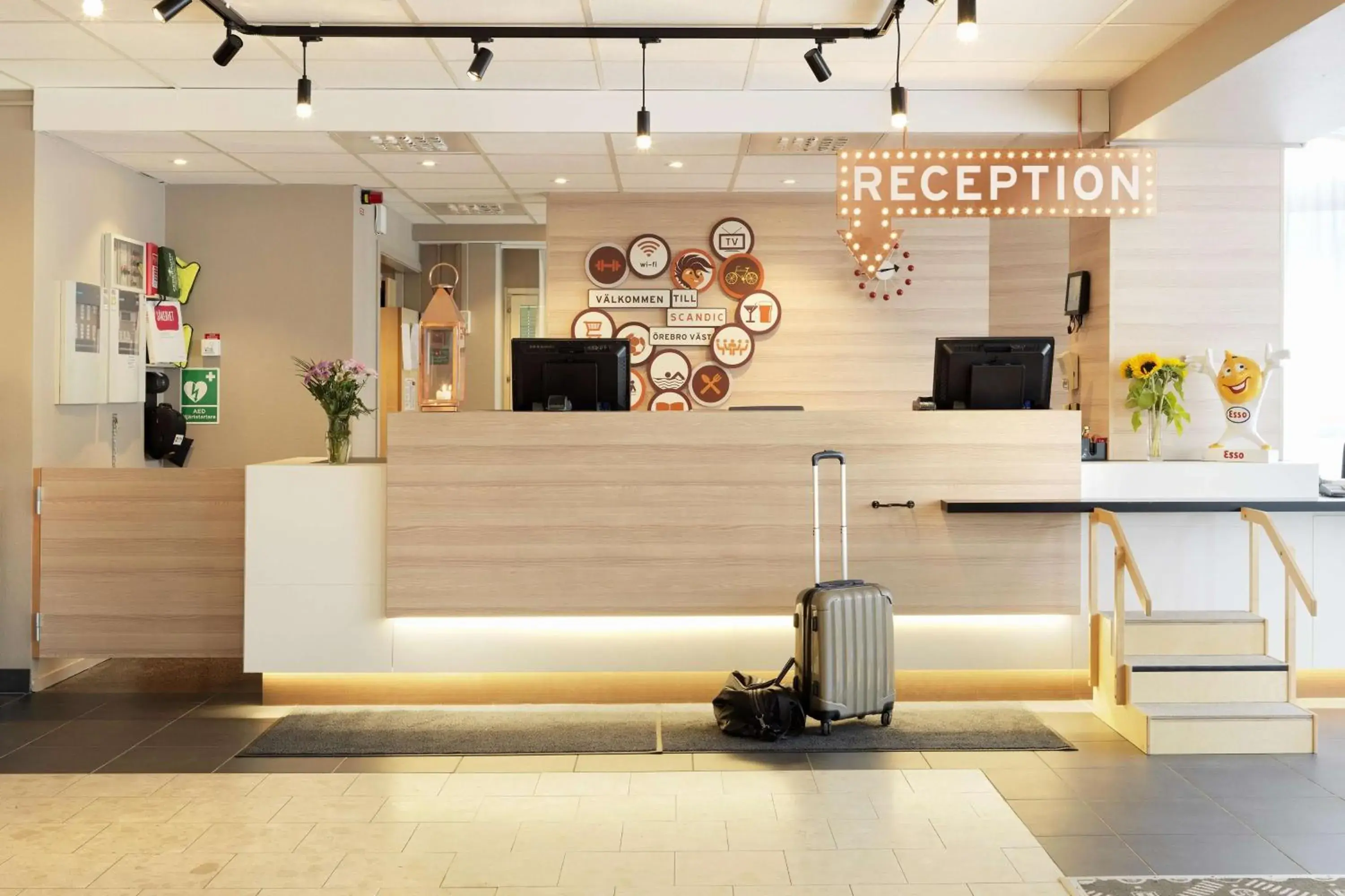 Lobby or reception in Scandic Örebro Väst Lobby or reception in Scandic Örebro Väst