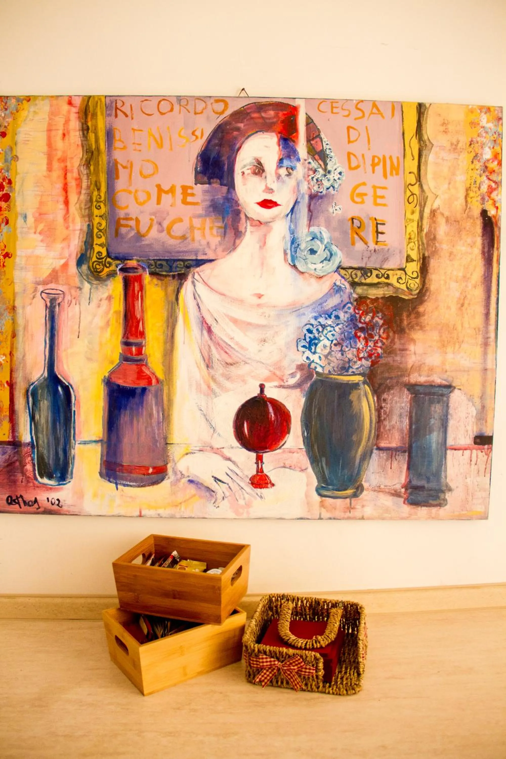 Communal kitchen in Marta Inn