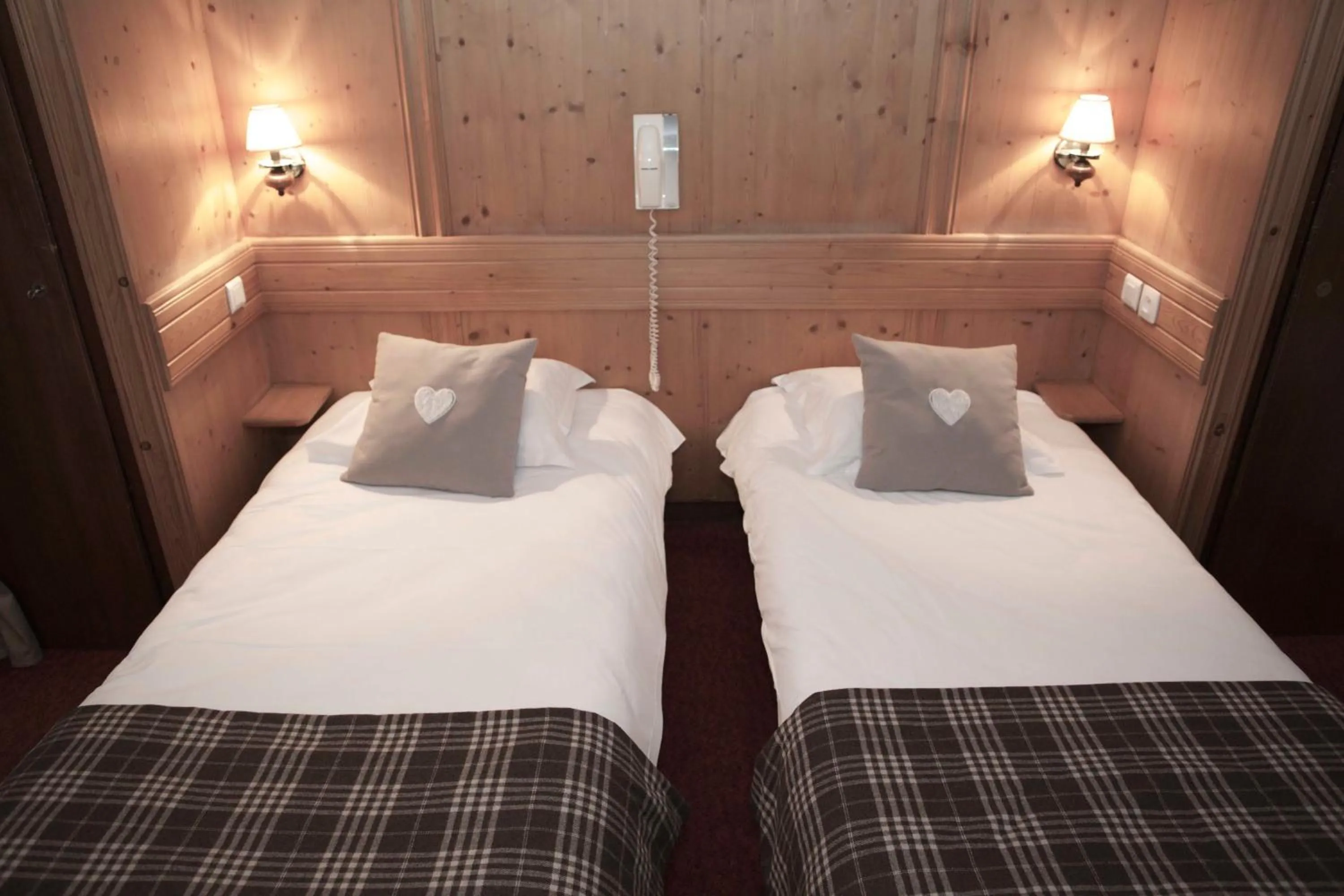 Bed in Hôtel Val d'Este