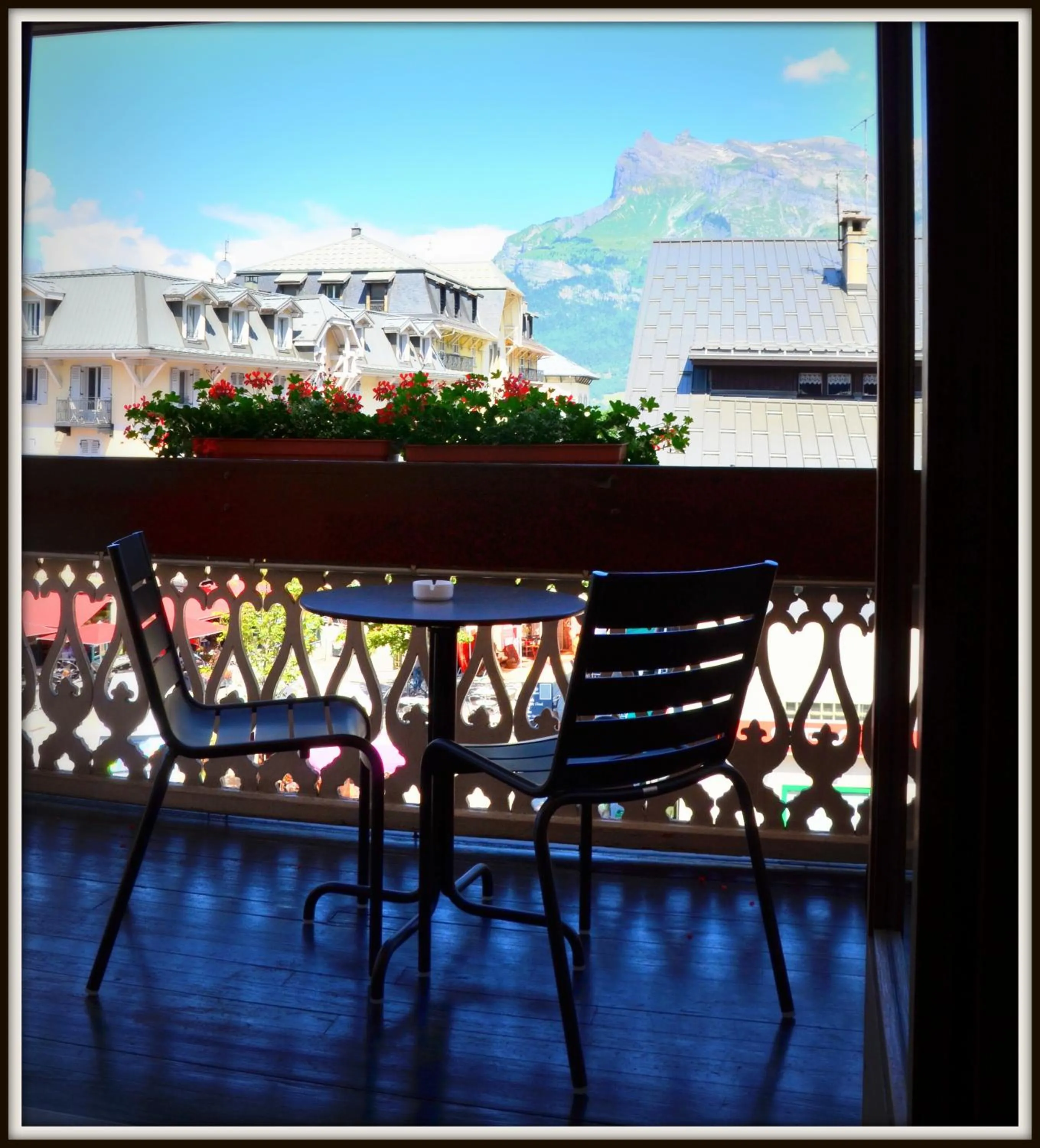 Balcony/Terrace in Hôtel Val d'Este