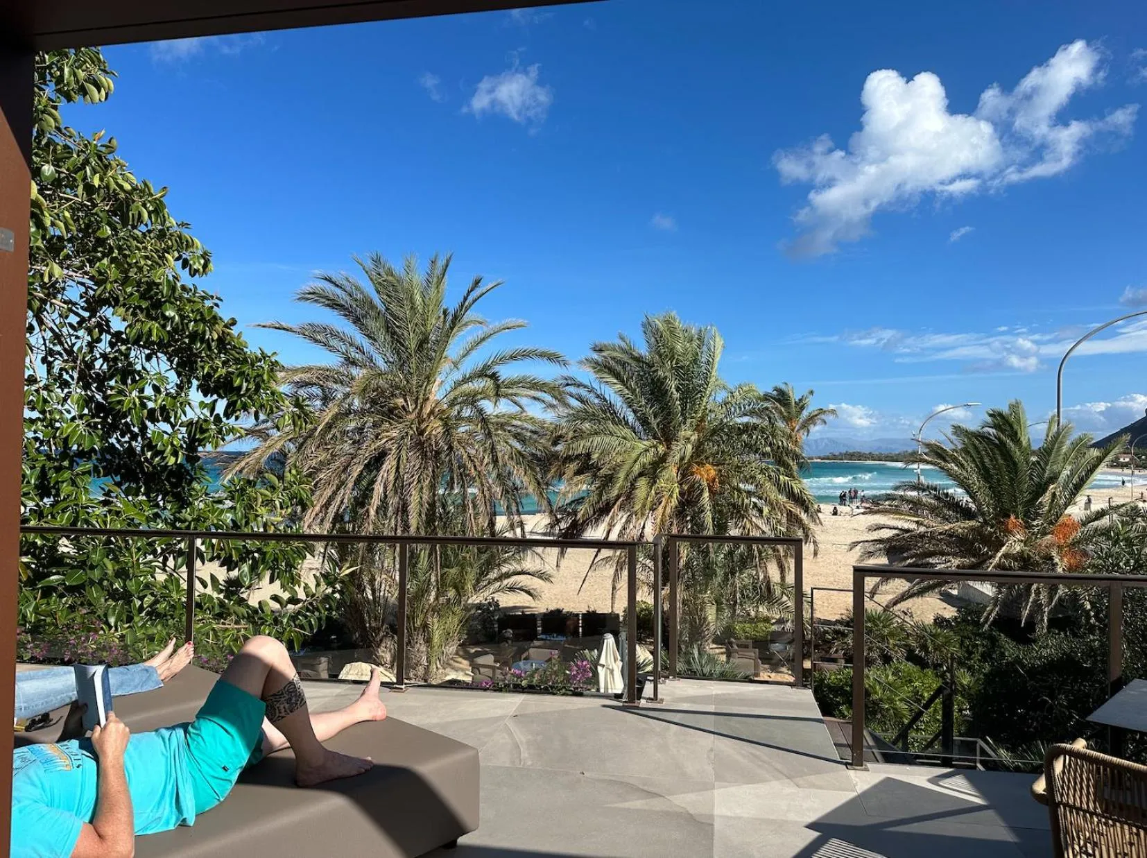 Balcony/Terrace in Hotel Capo San Vito by Geocharme