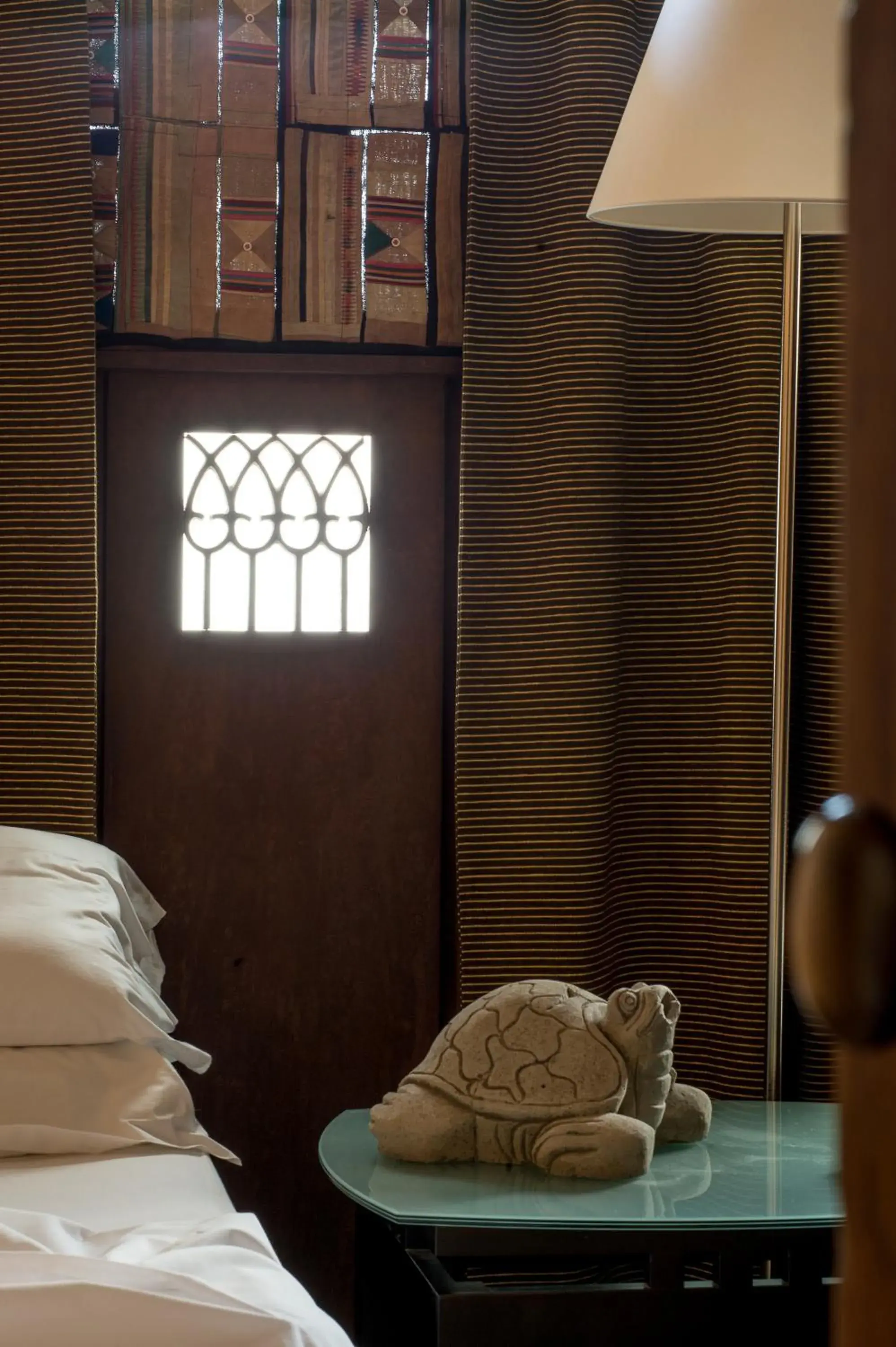 Decorative detail, Bed in Hotel Capo San Vito by Geocharme Decorative detail, Bed in Hotel Capo San Vito by Geocharme