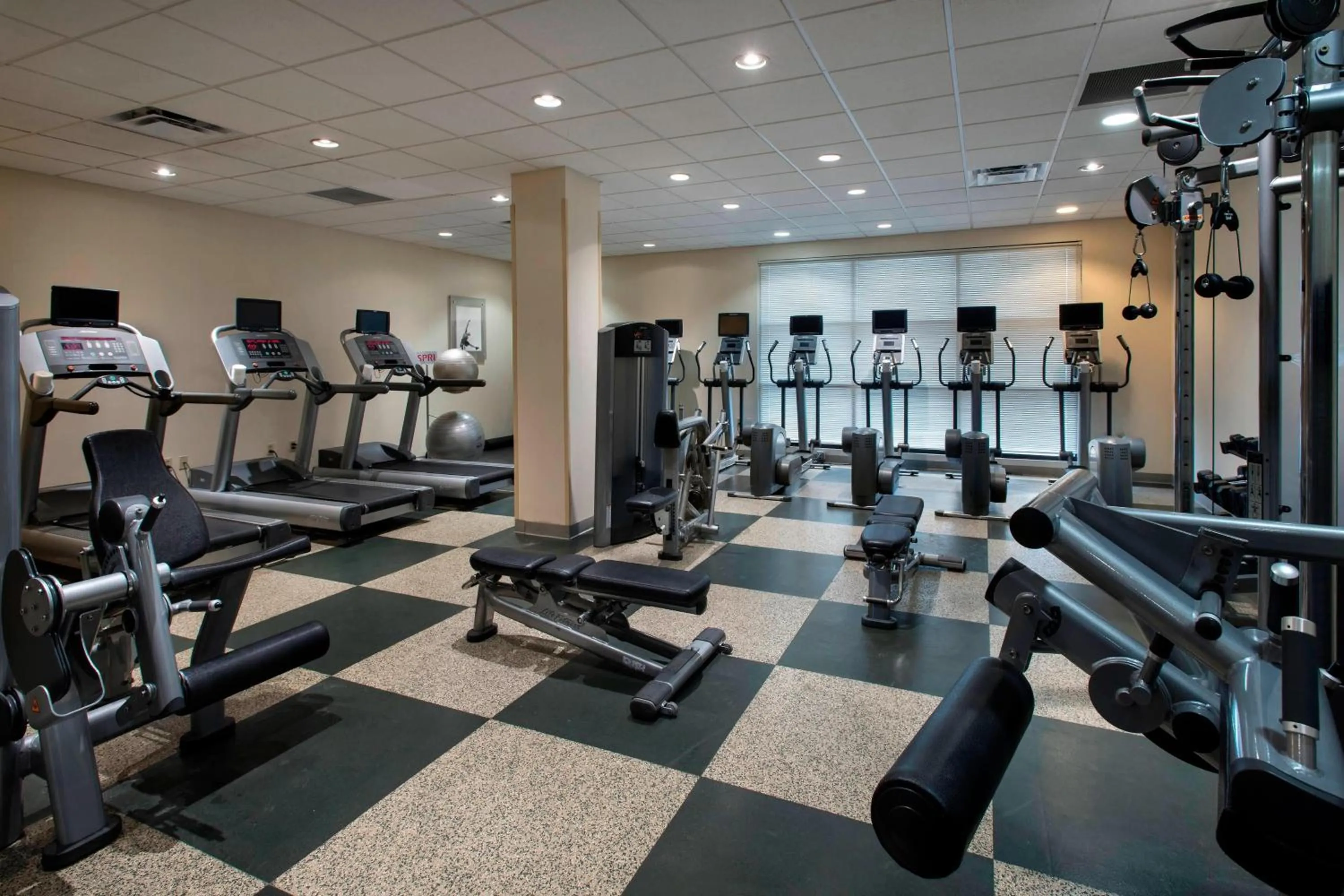 Fitness centre/facilities in Marriott Albany