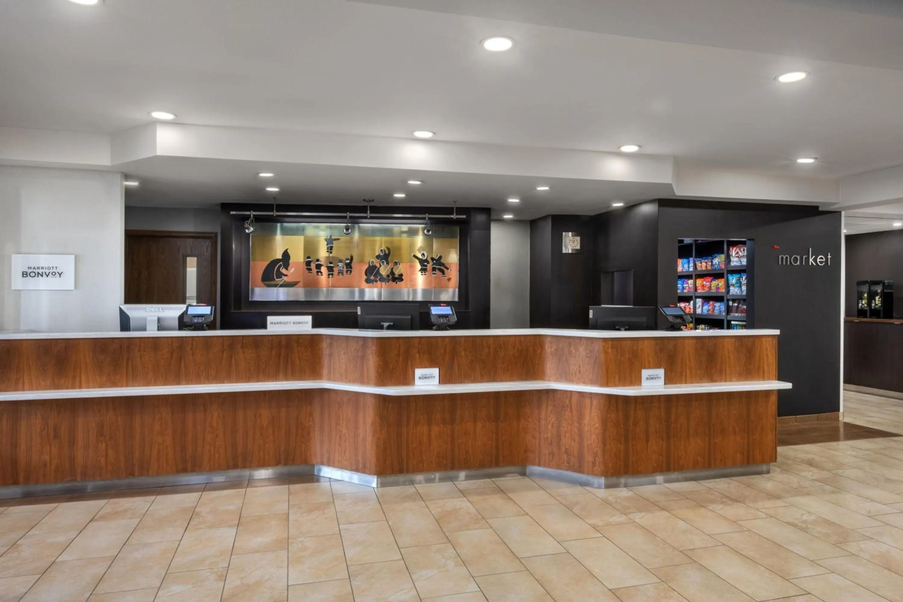 Lobby or reception in Courtyard by Marriott Anchorage Airport