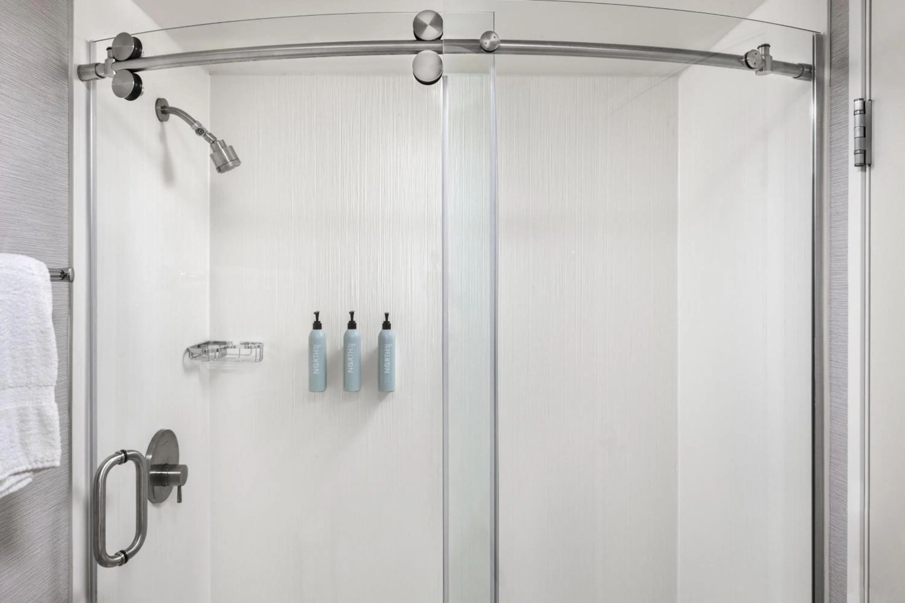 Bathroom in Courtyard by Marriott Anchorage Airport