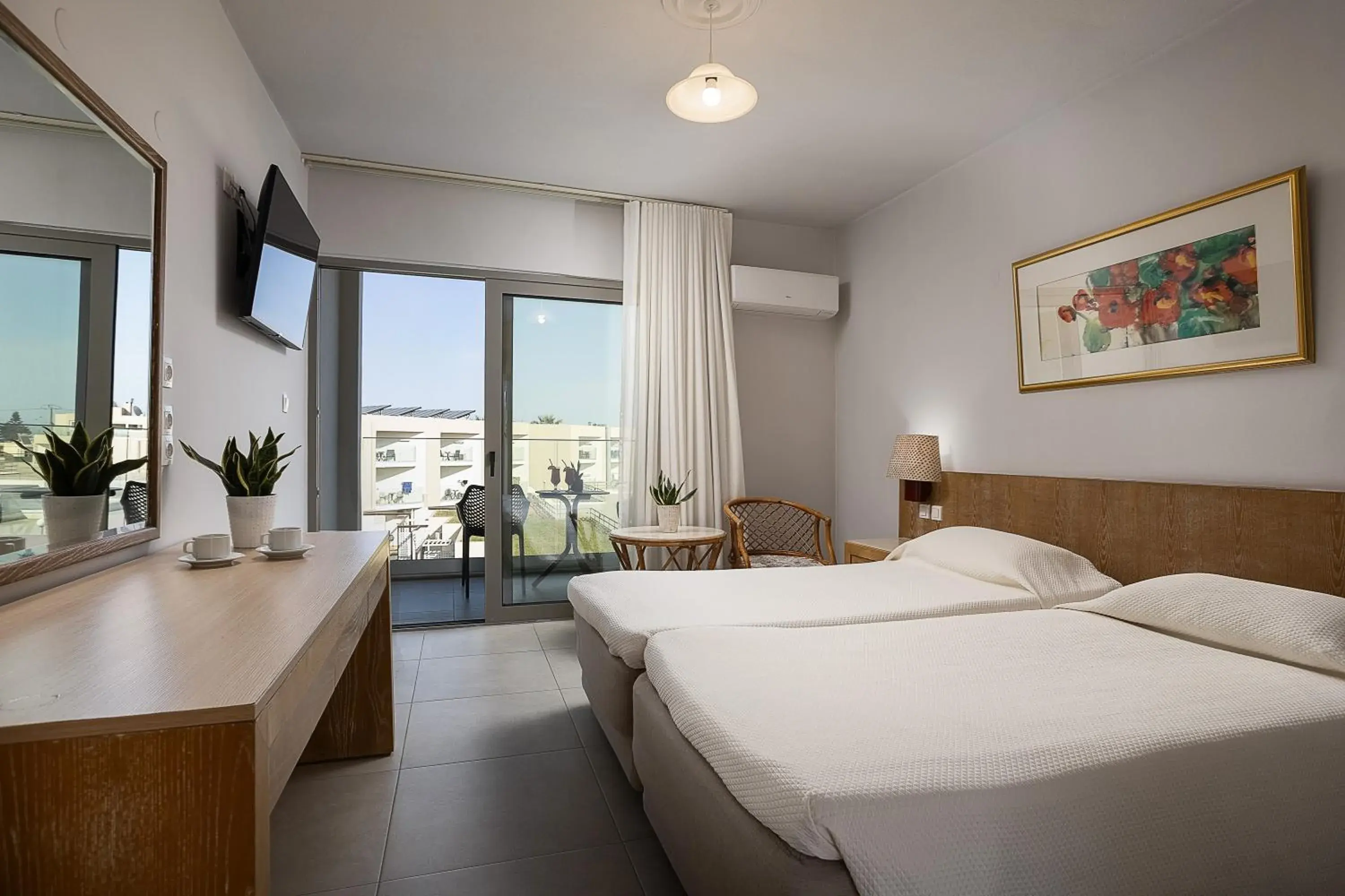 TV and multimedia, Bed in Rethymno Village TV and multimedia, Bed in Rethymno Village