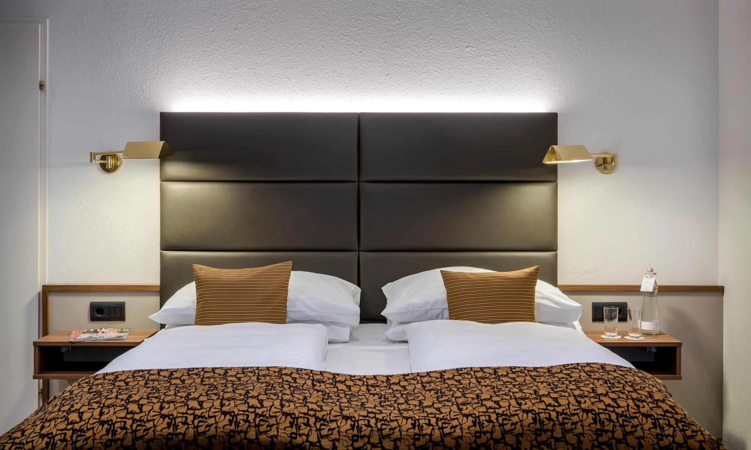 Bed in IMLAUER Hotel Nestroy Wien