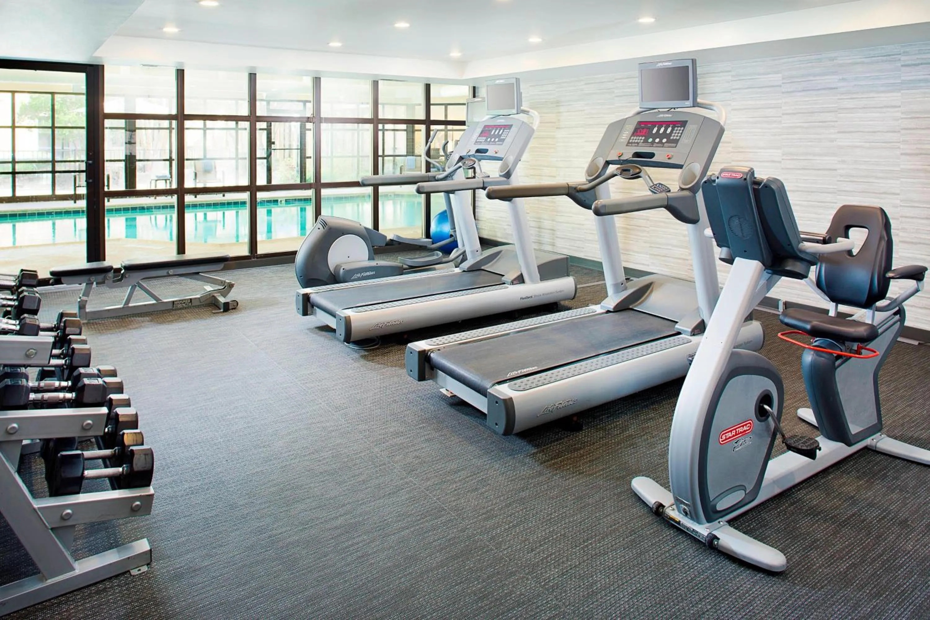 Fitness centre/facilities in Courtyard by Marriott Ann Arbor