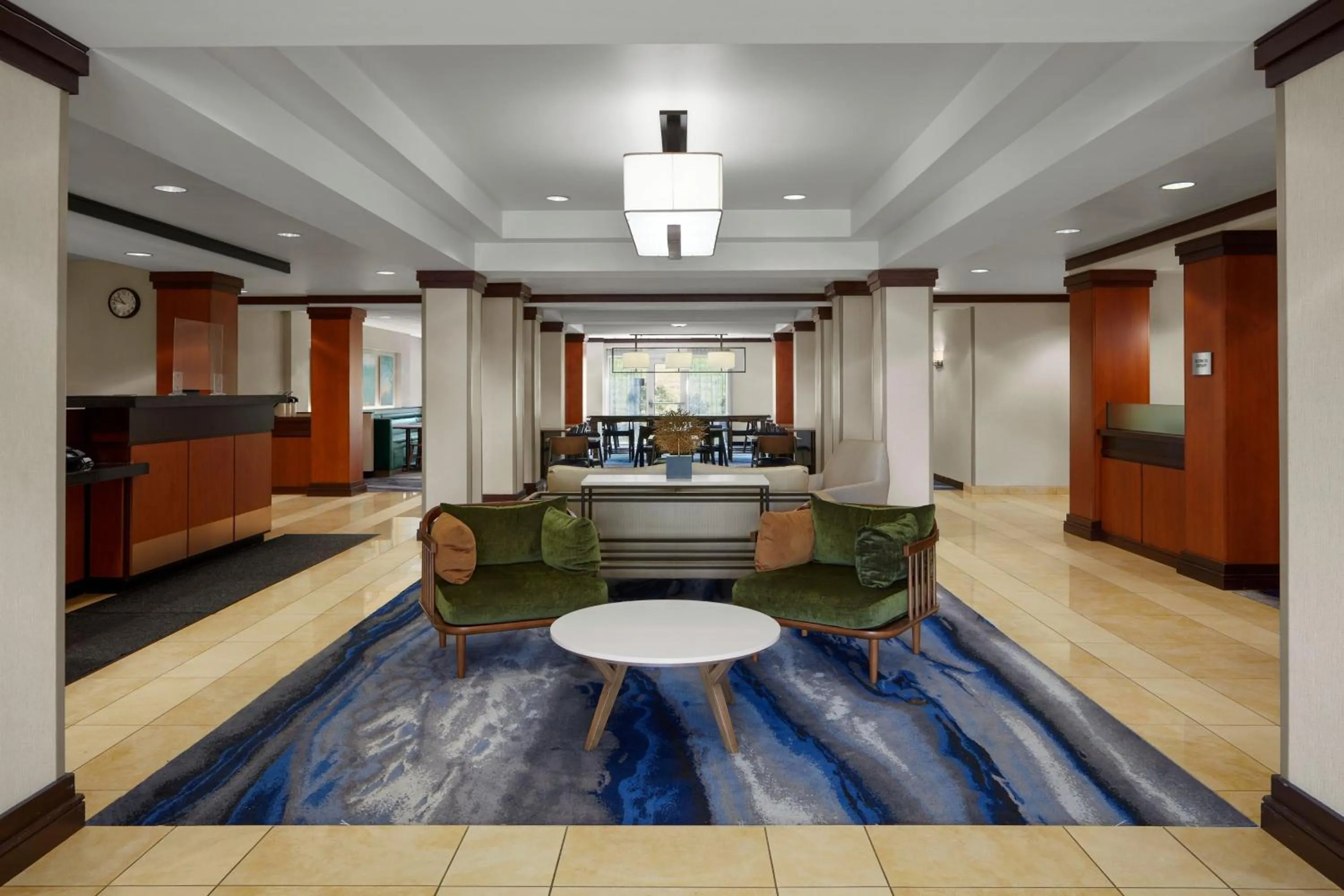 Lobby or reception in Fairfield Inn & Suites Bedford