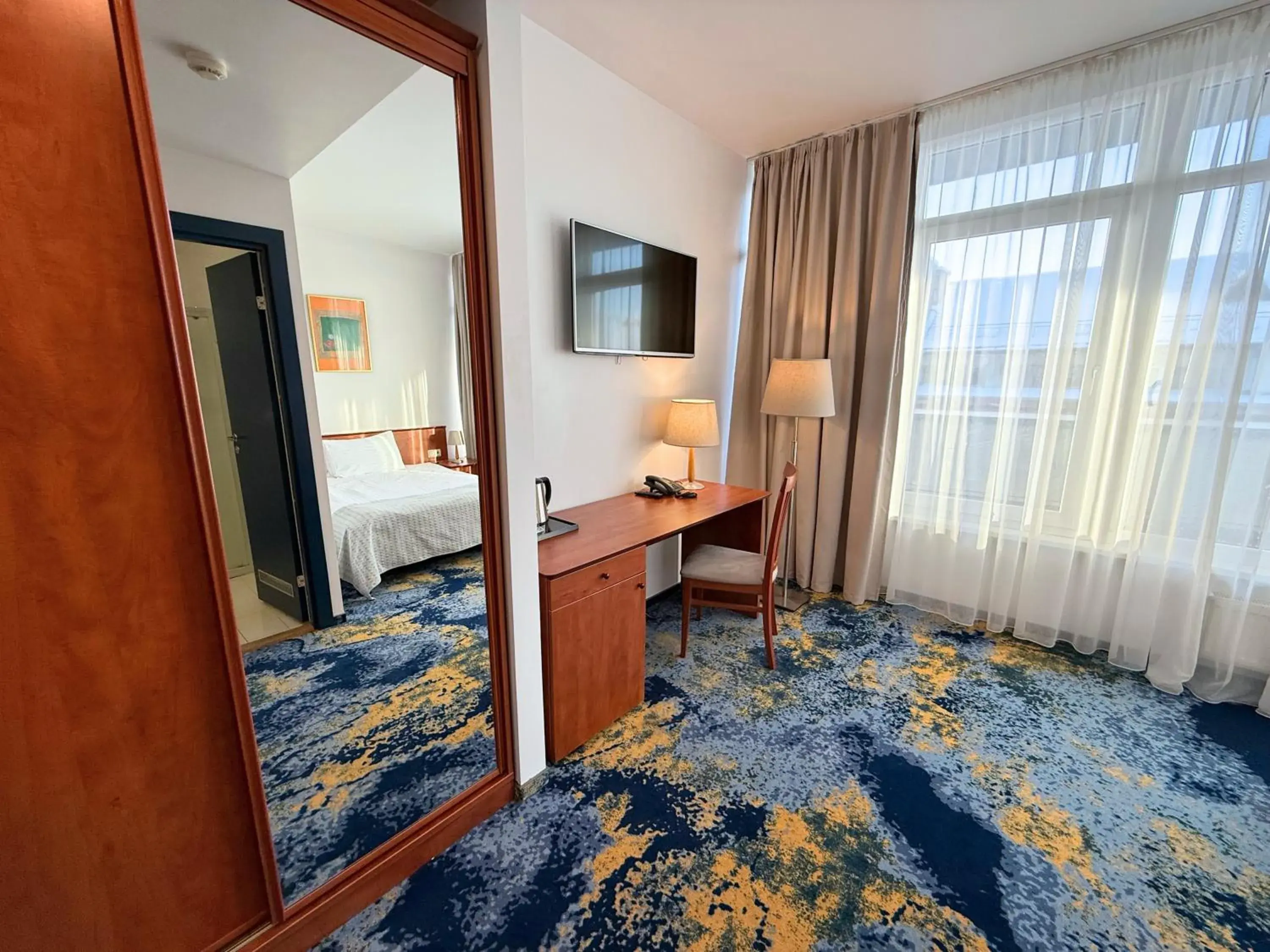 Quiet street view, Bed in BEST BALTIC Kaunas Quiet street view, Bed in BEST BALTIC Kaunas