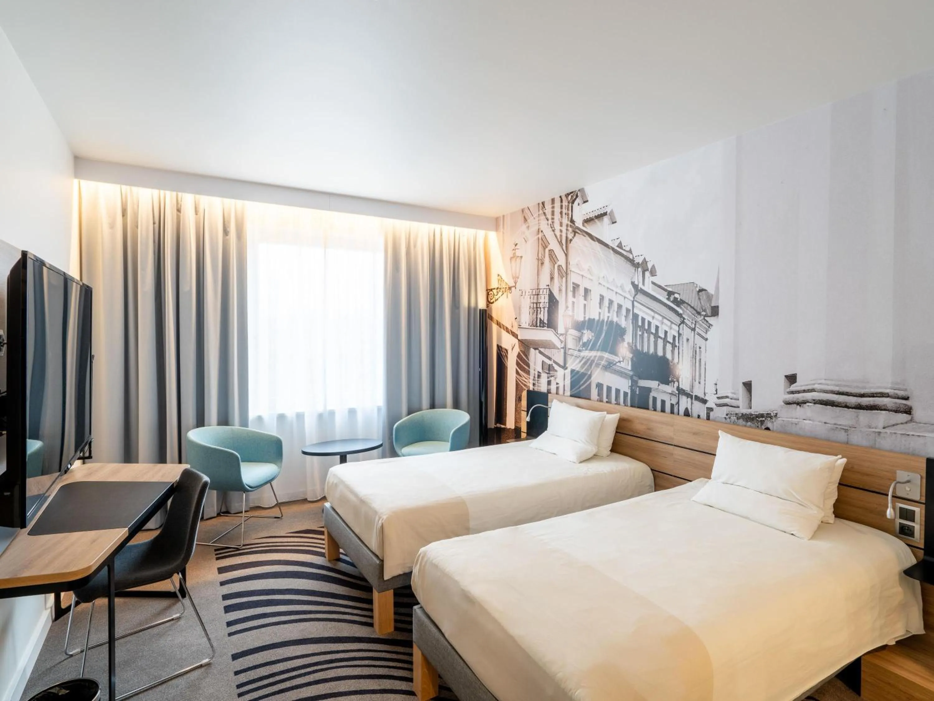 Bedroom, Bed in Novotel Vilnius Centre