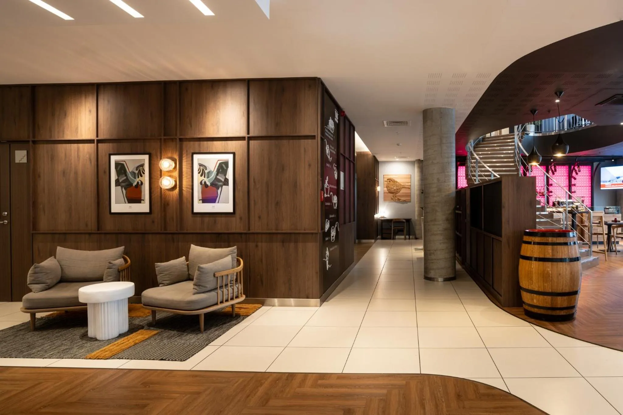 Lobby or reception in Novotel Vilnius Centre