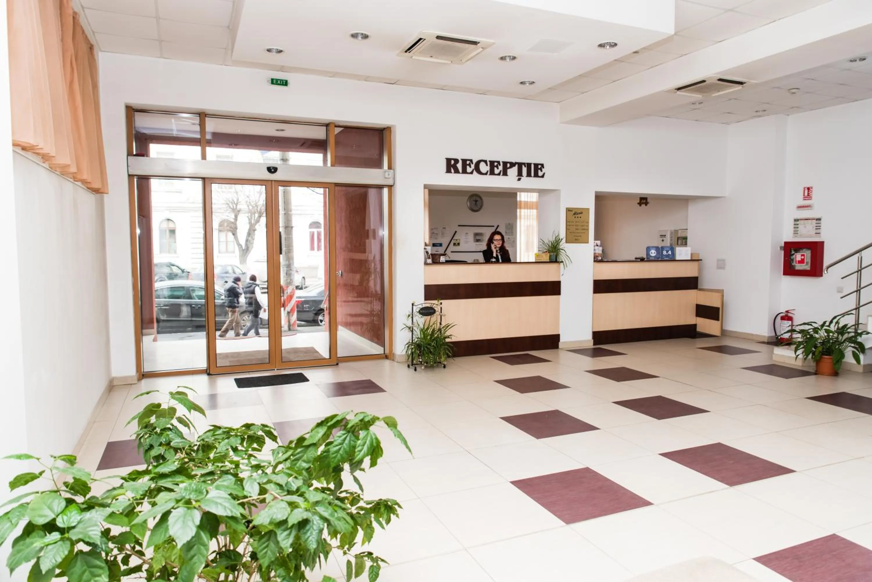 Lobby or reception in Hotel Alexis