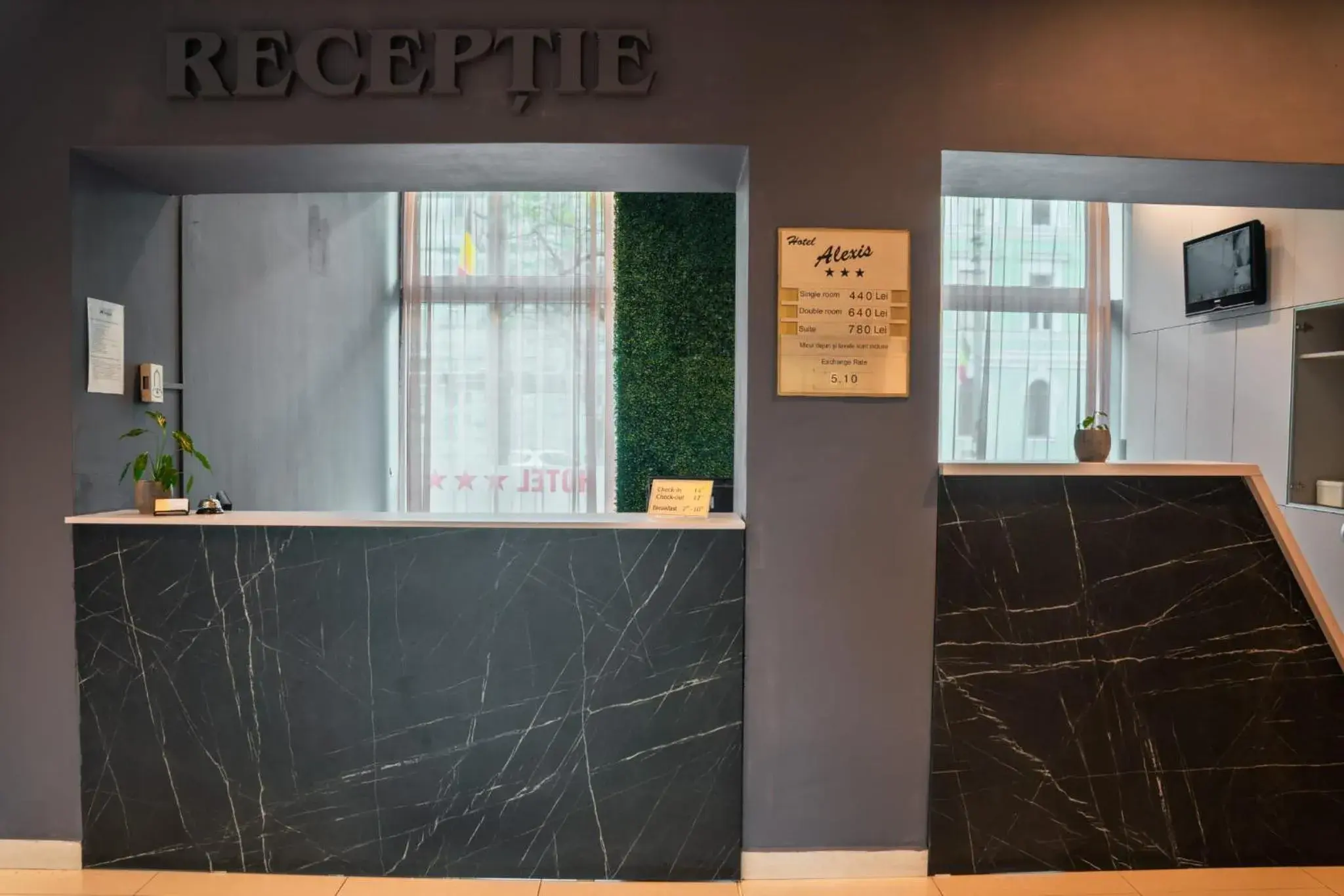 Lobby or reception in Hotel Alexis Lobby or reception in Hotel Alexis