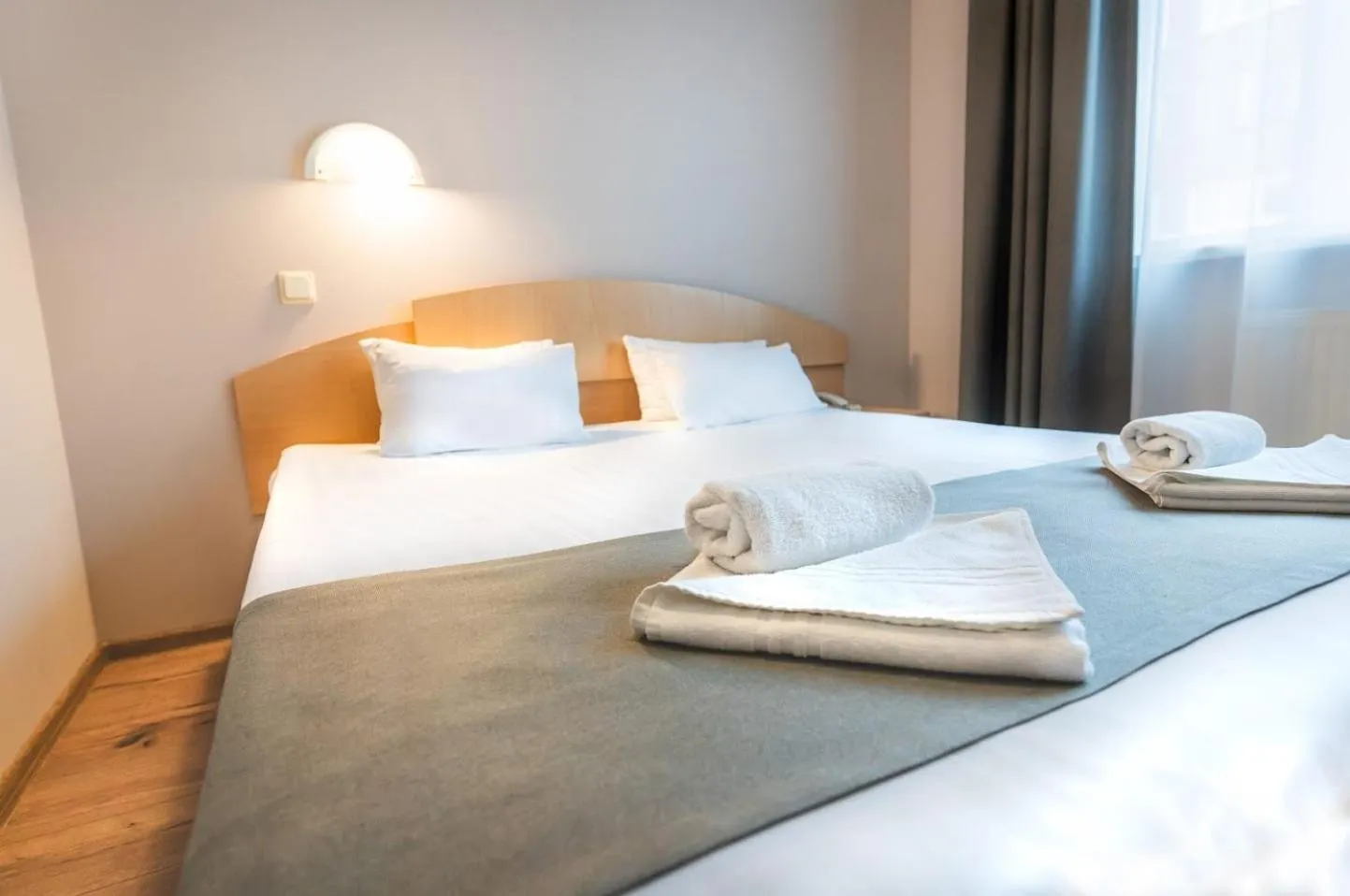 Bedroom, Bed in ARIBĖ Hotel Klaipėda, Free parking