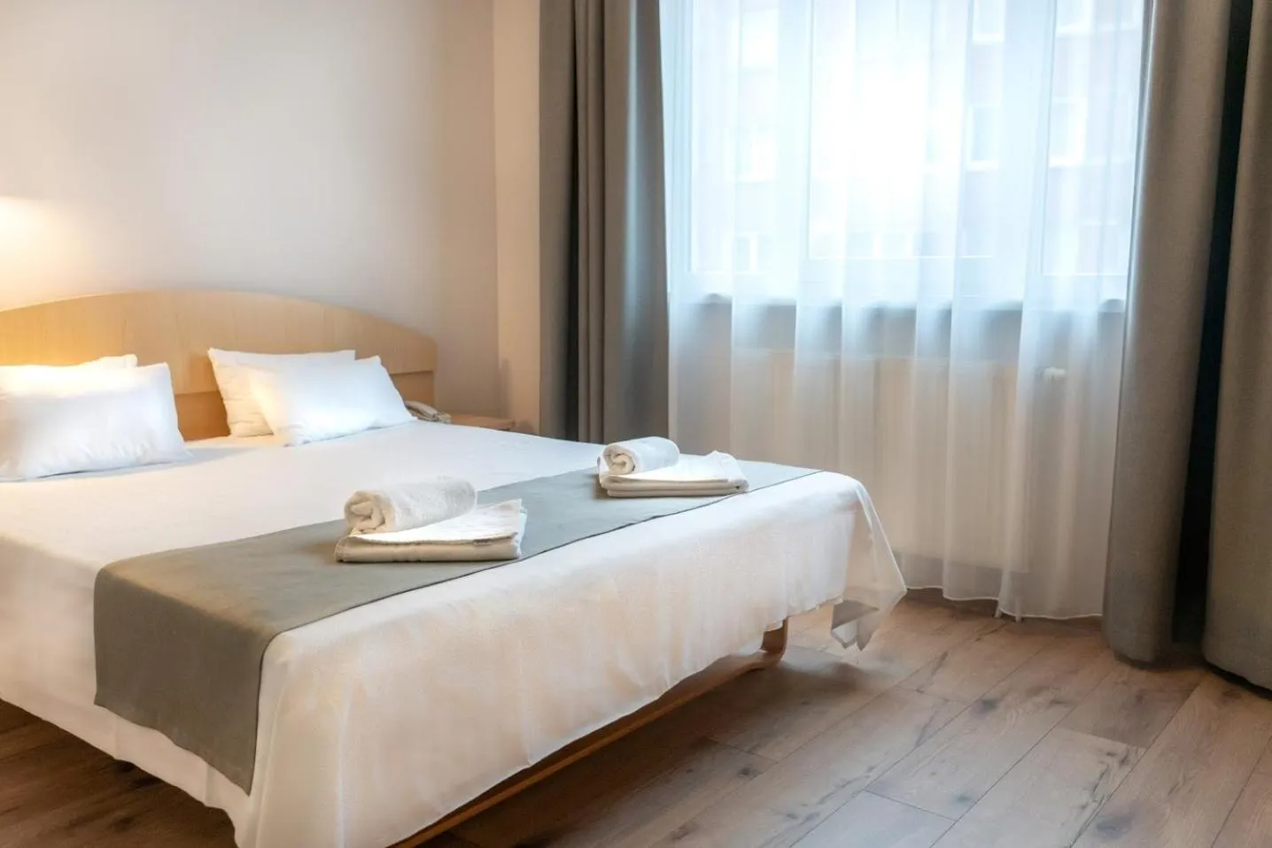 Bedroom, Bed in ARIBĖ Hotel Klaipėda, Free parking