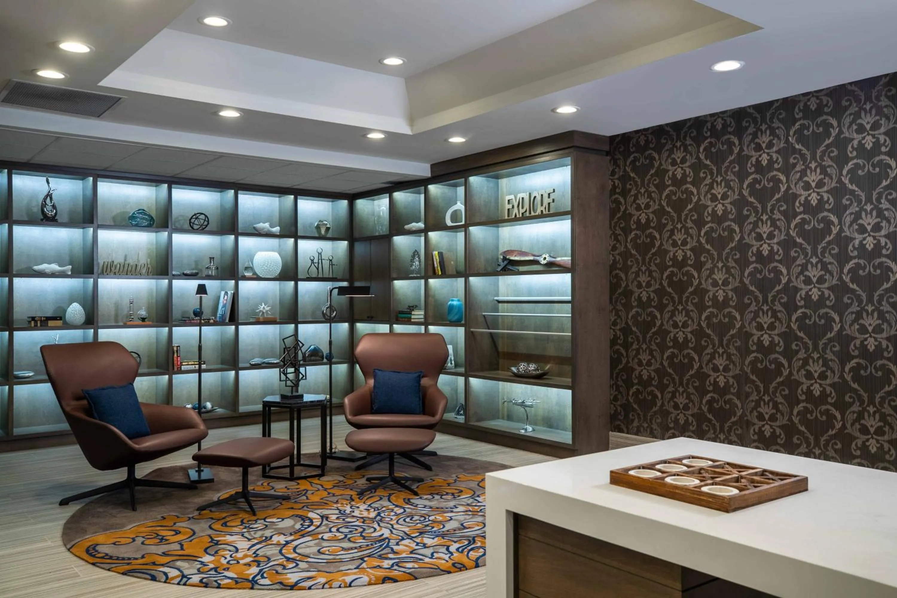 Lobby or reception in Renaissance Concourse Atlanta Airport Hotel