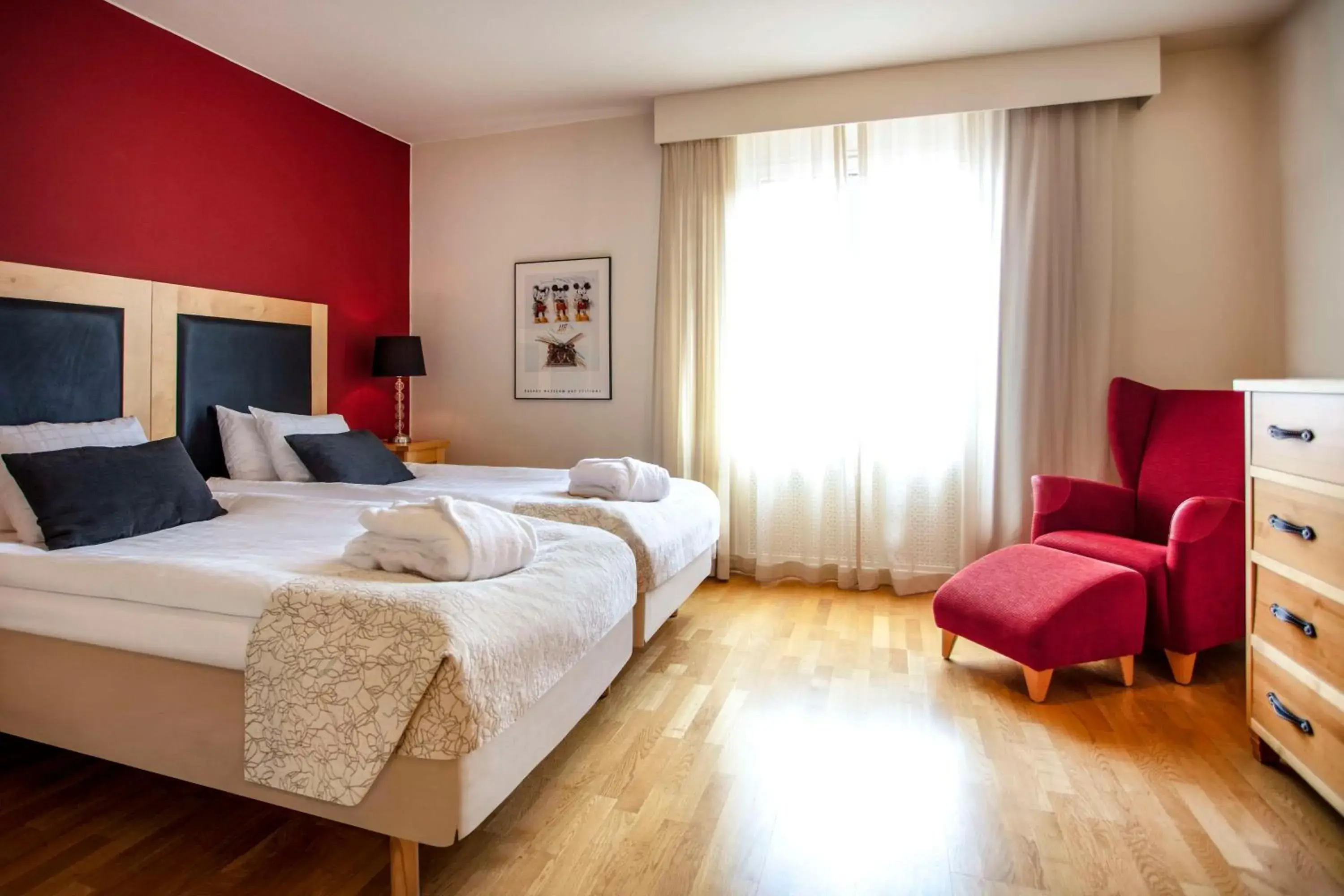 Bedroom, Bed in Scandic Portalen Bedroom, Bed in Scandic Portalen