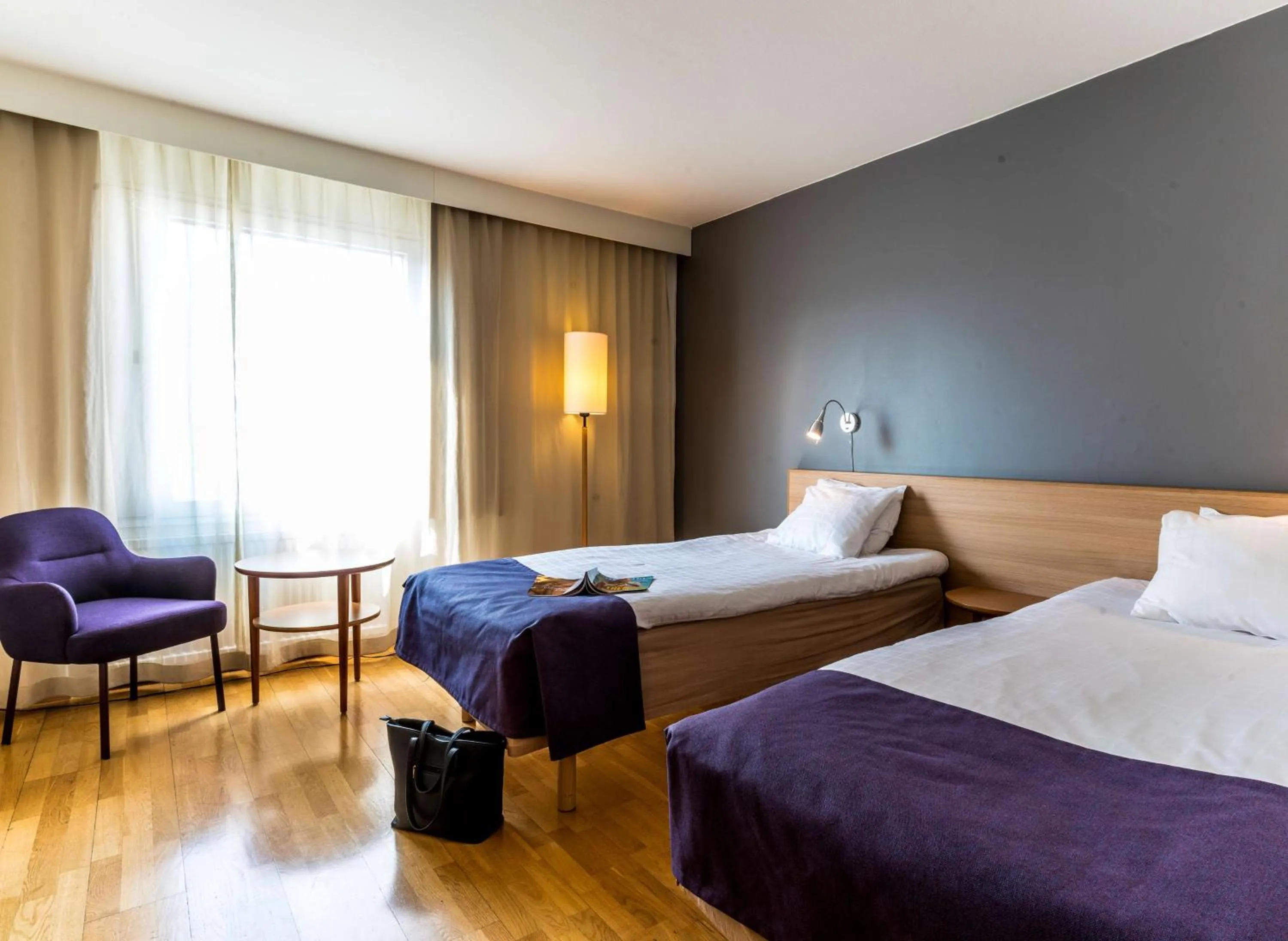 Bedroom, Bed in Scandic Portalen