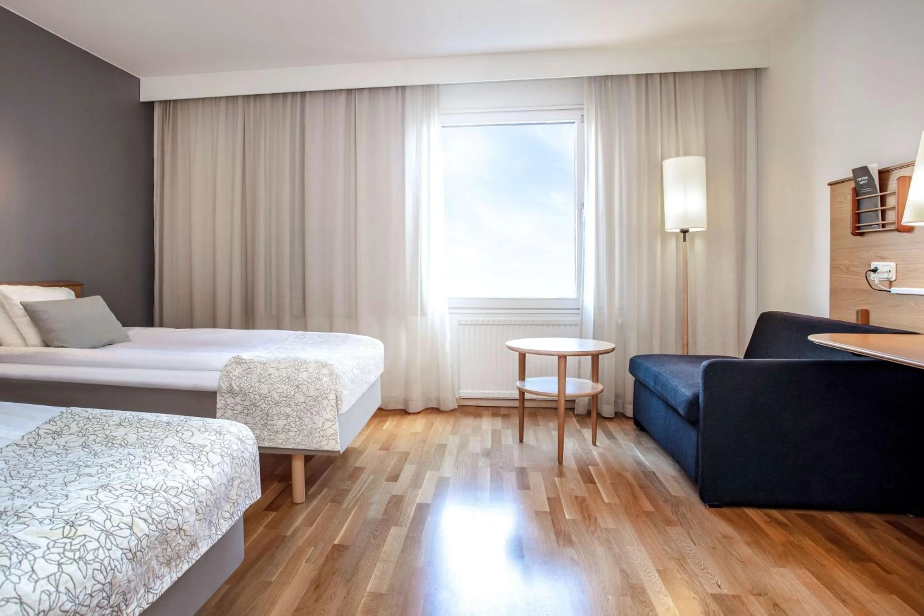 Bedroom, Bed in Scandic Portalen