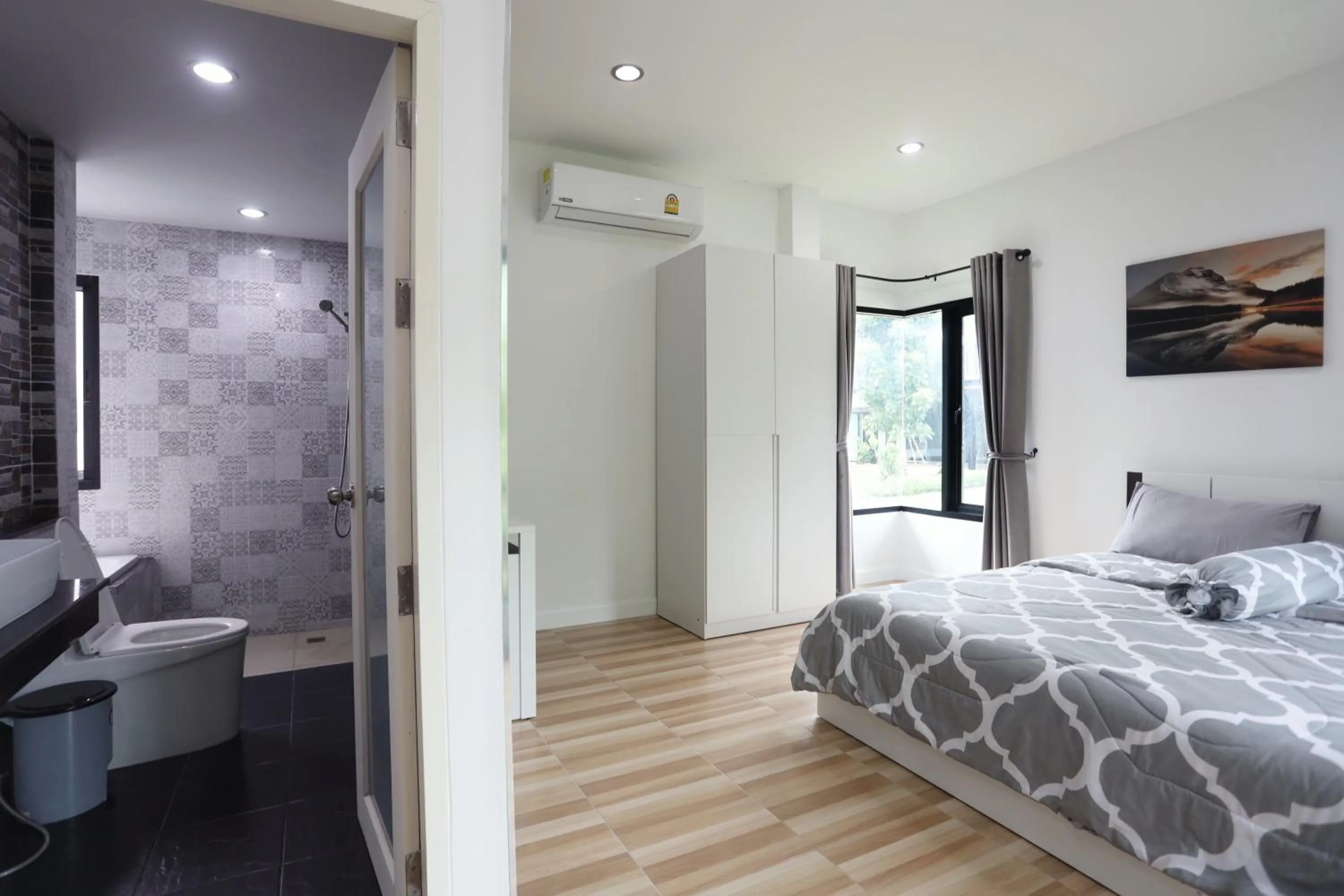 Bed in Baan Rabiengkao Hua Hin