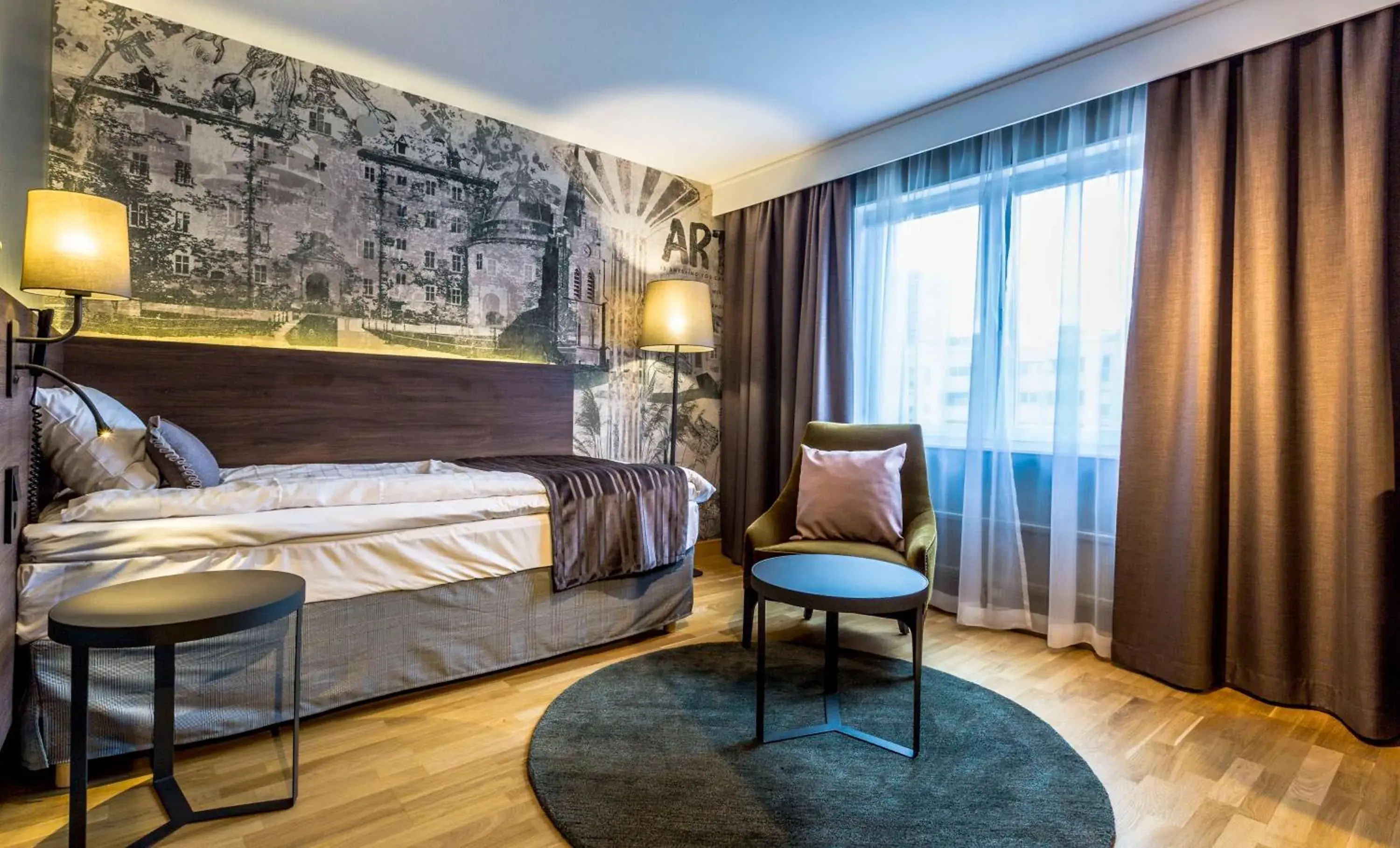 Bedroom, Bed in Scandic Grand Hotel Bedroom, Bed in Scandic Grand Hotel