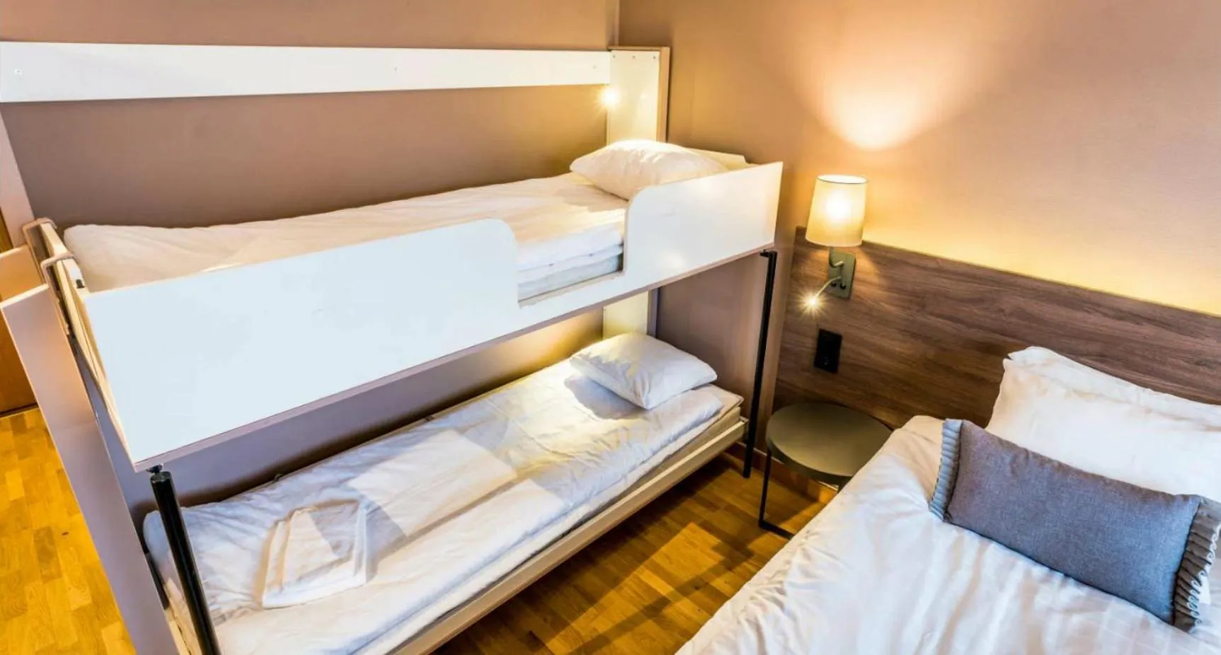 Bed in Scandic Grand Hotel