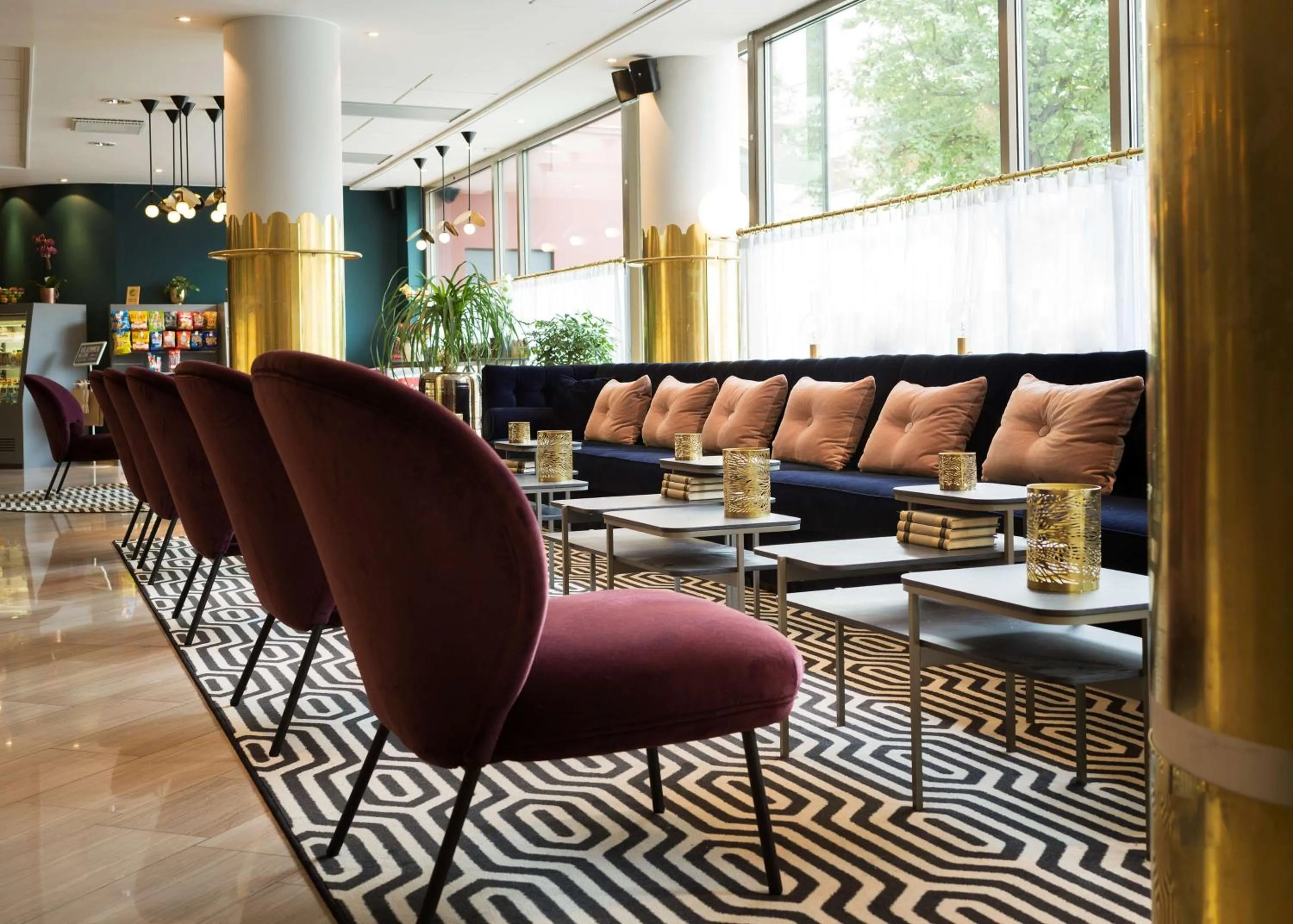 Lobby or reception in Scandic Grand Hotel