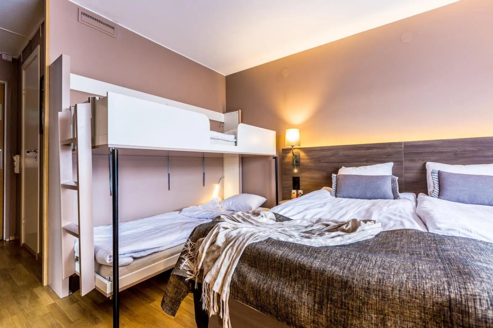 Bed in Scandic Grand Hotel