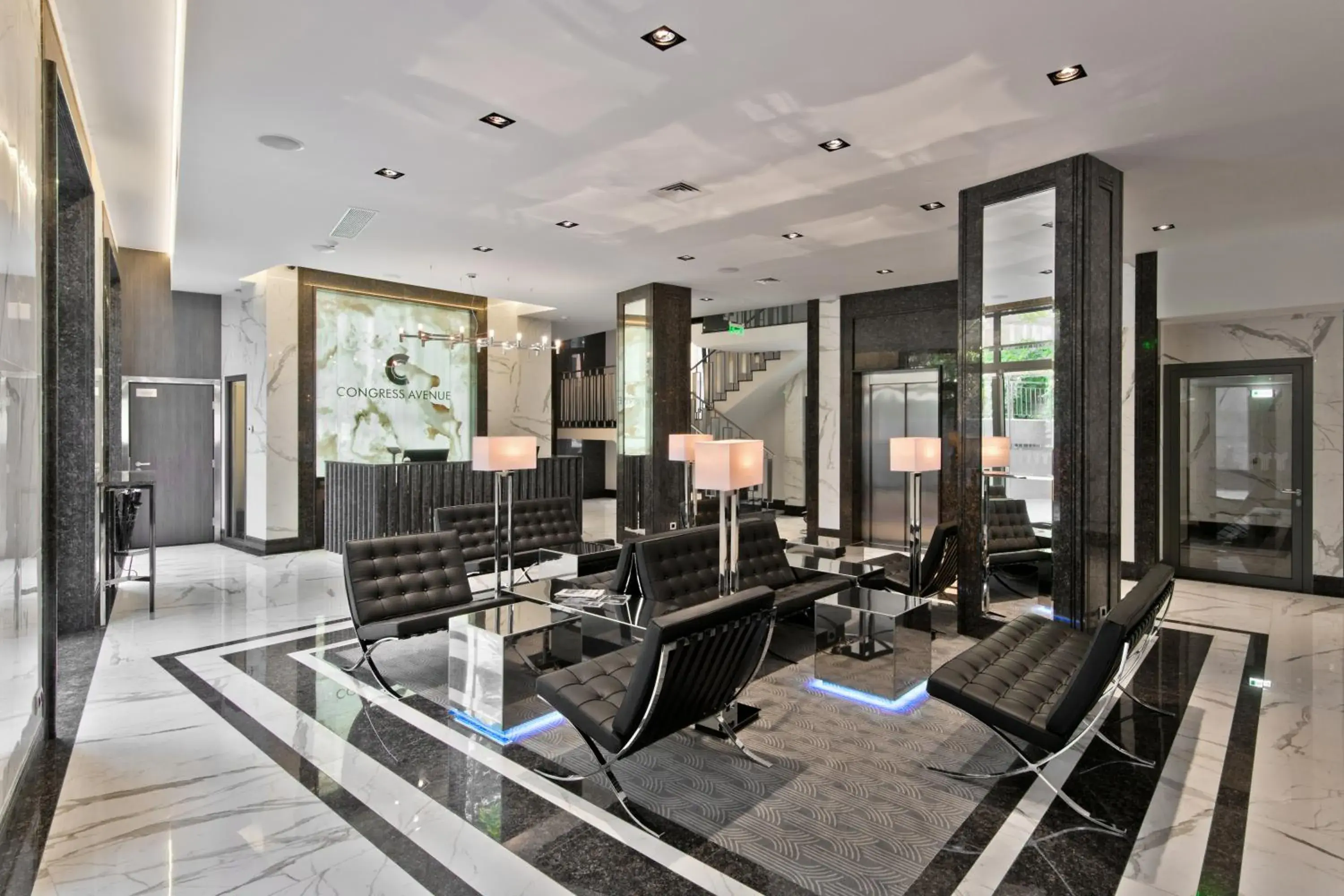 Lobby or reception in Congress Avenue Hotel Lobby or reception in Congress Avenue Hotel