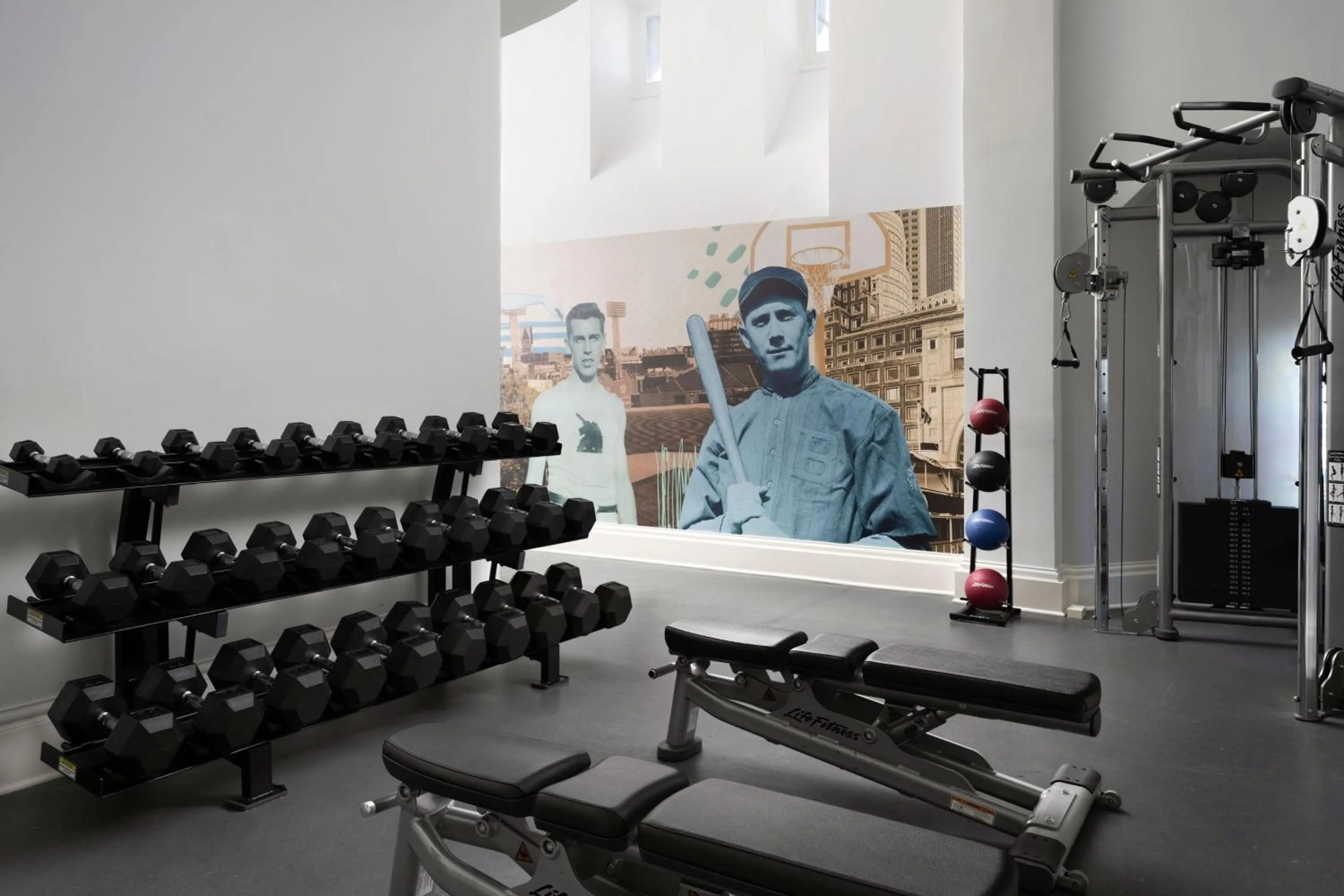 Fitness centre/facilities in Marriott Vacation Club® at Custom House, Boston  