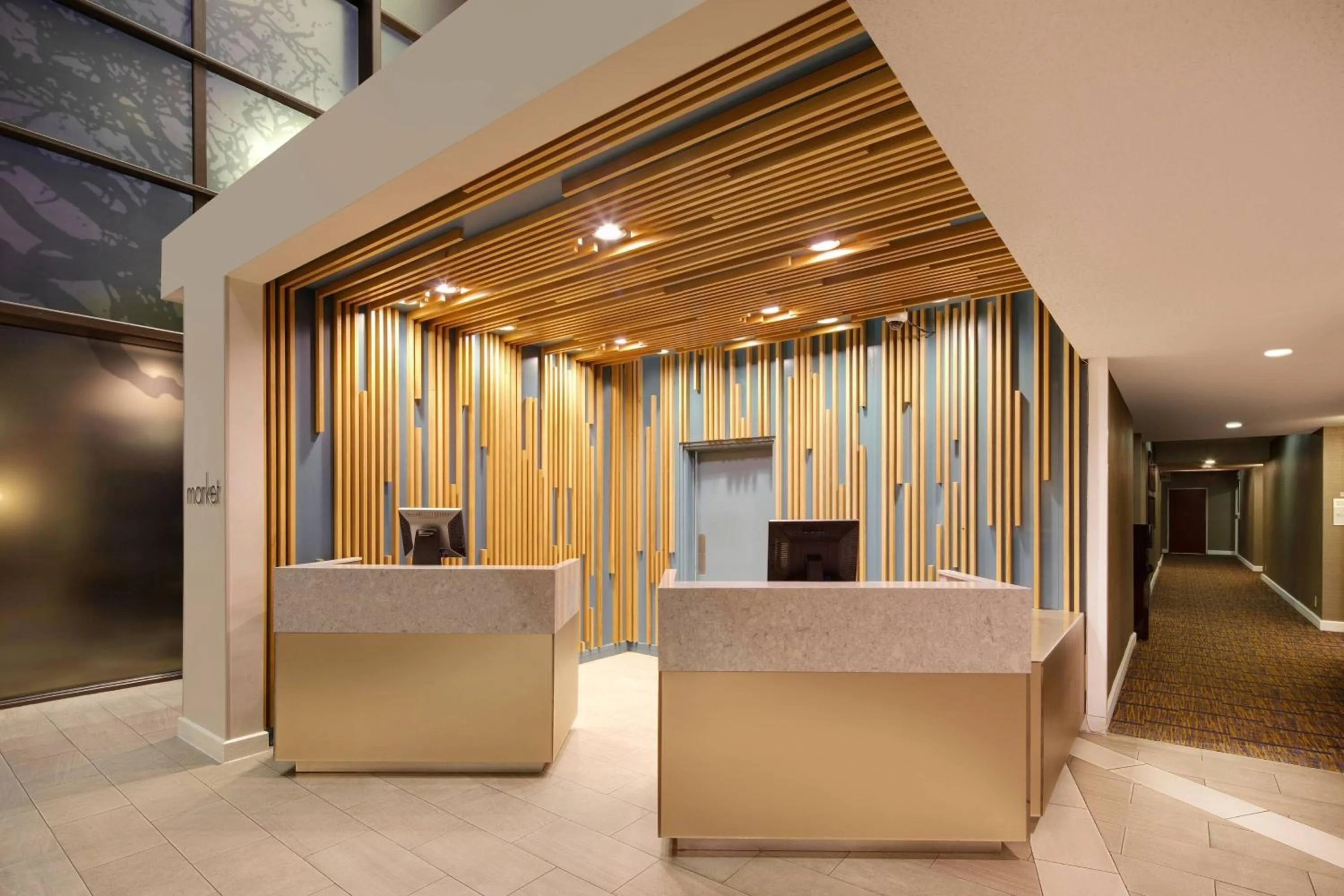 Lobby or reception in Courtyard Austin-University Area