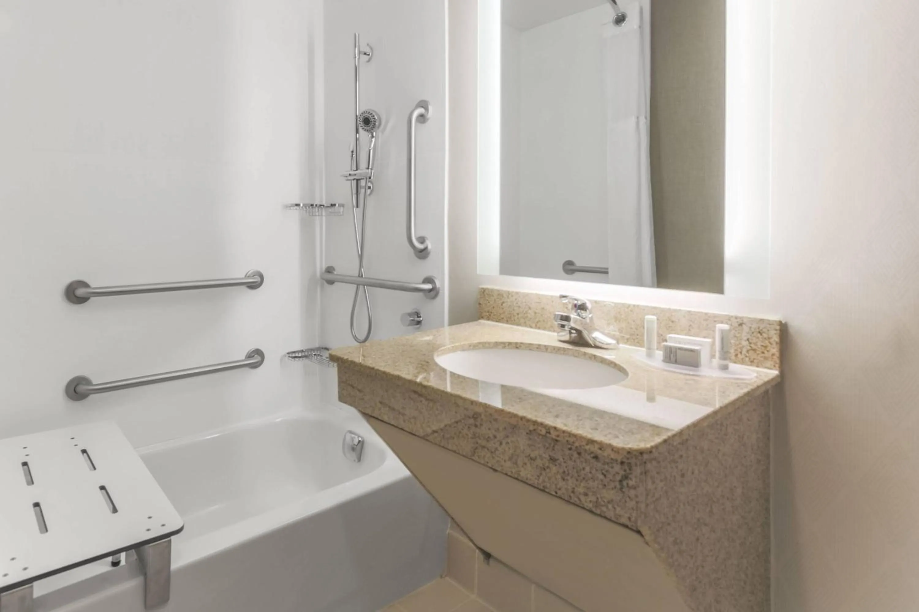 Bathroom in SpringHill Suites by Marriott Austin Parmer/Tech Ridge