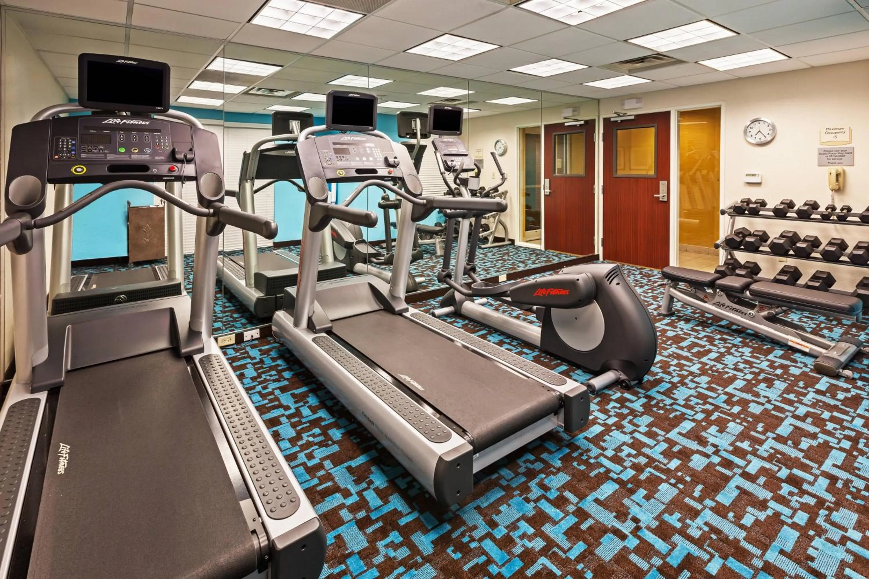 Fitness centre/facilities in Fairfield Inn and Suites by Marriott Austin Northwest/The Domain Area