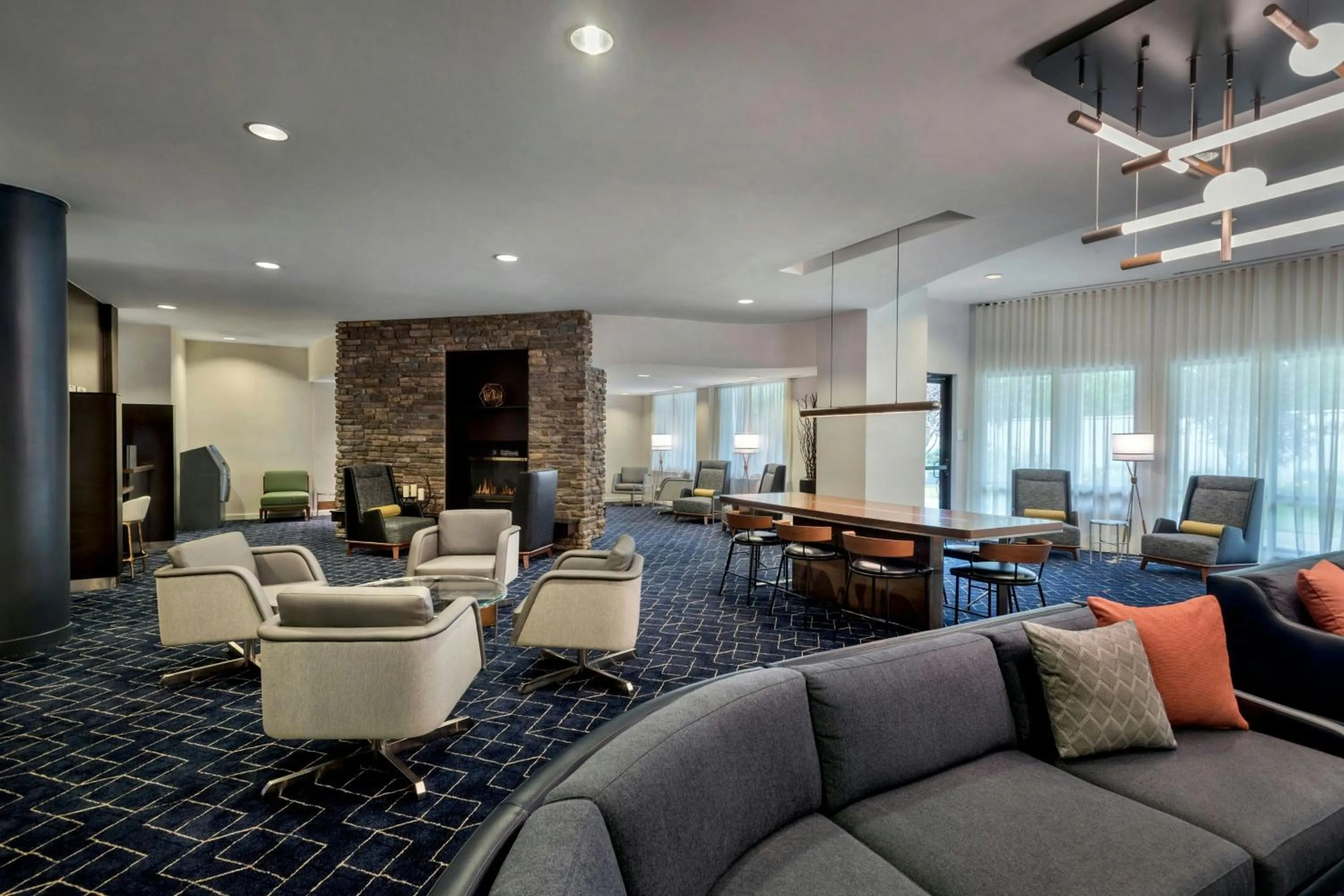 Lobby or reception in Courtyard by Marriott Paramus
