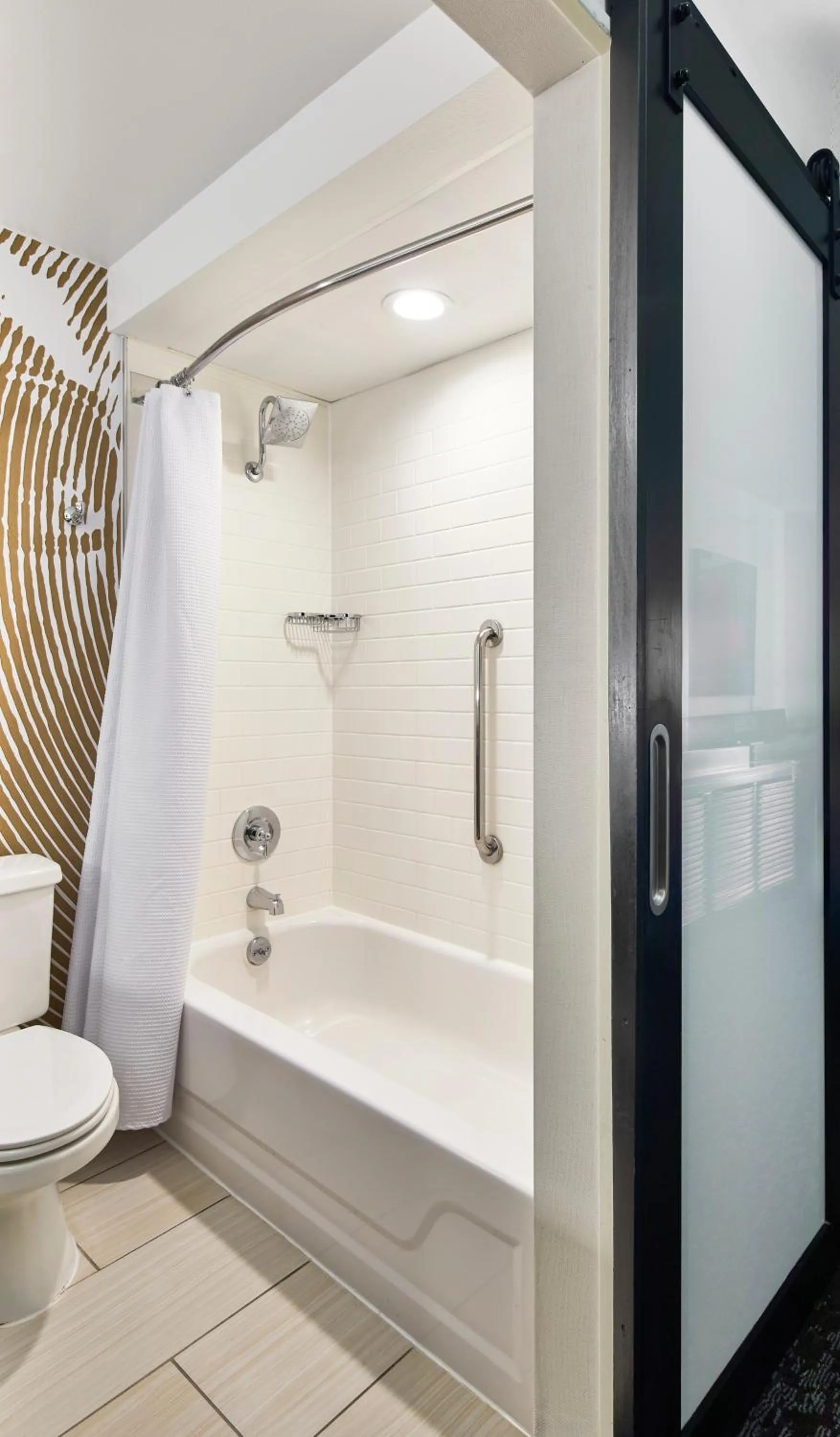 Shower in Renaissance Asheville Downtown Hotel