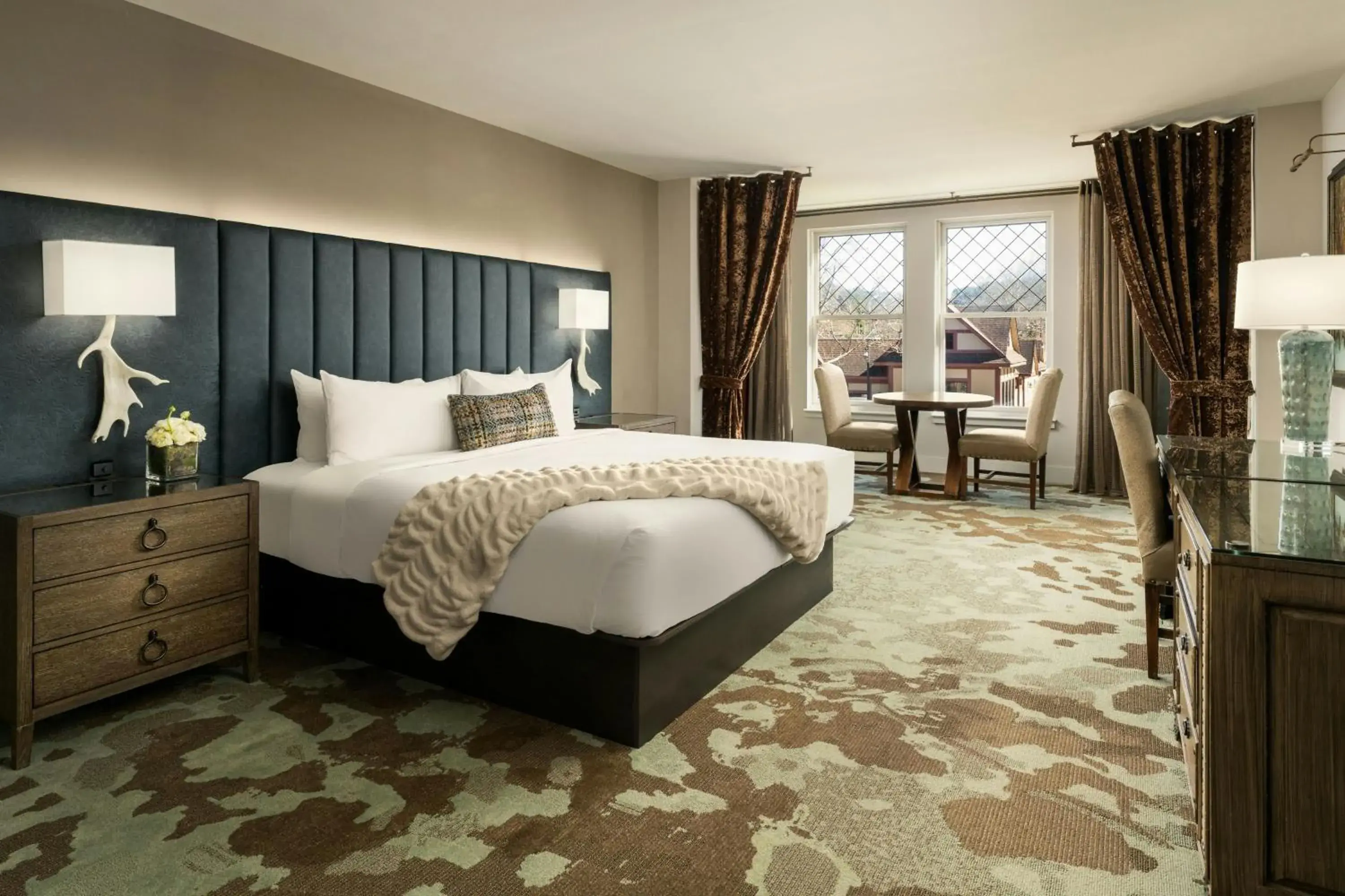 Photo of the whole room, Bed in Grand Bohemian Lodge Asheville, Autograph Collection Photo of the whole room, Bed in Grand Bohemian Lodge Asheville, Autograph Collection