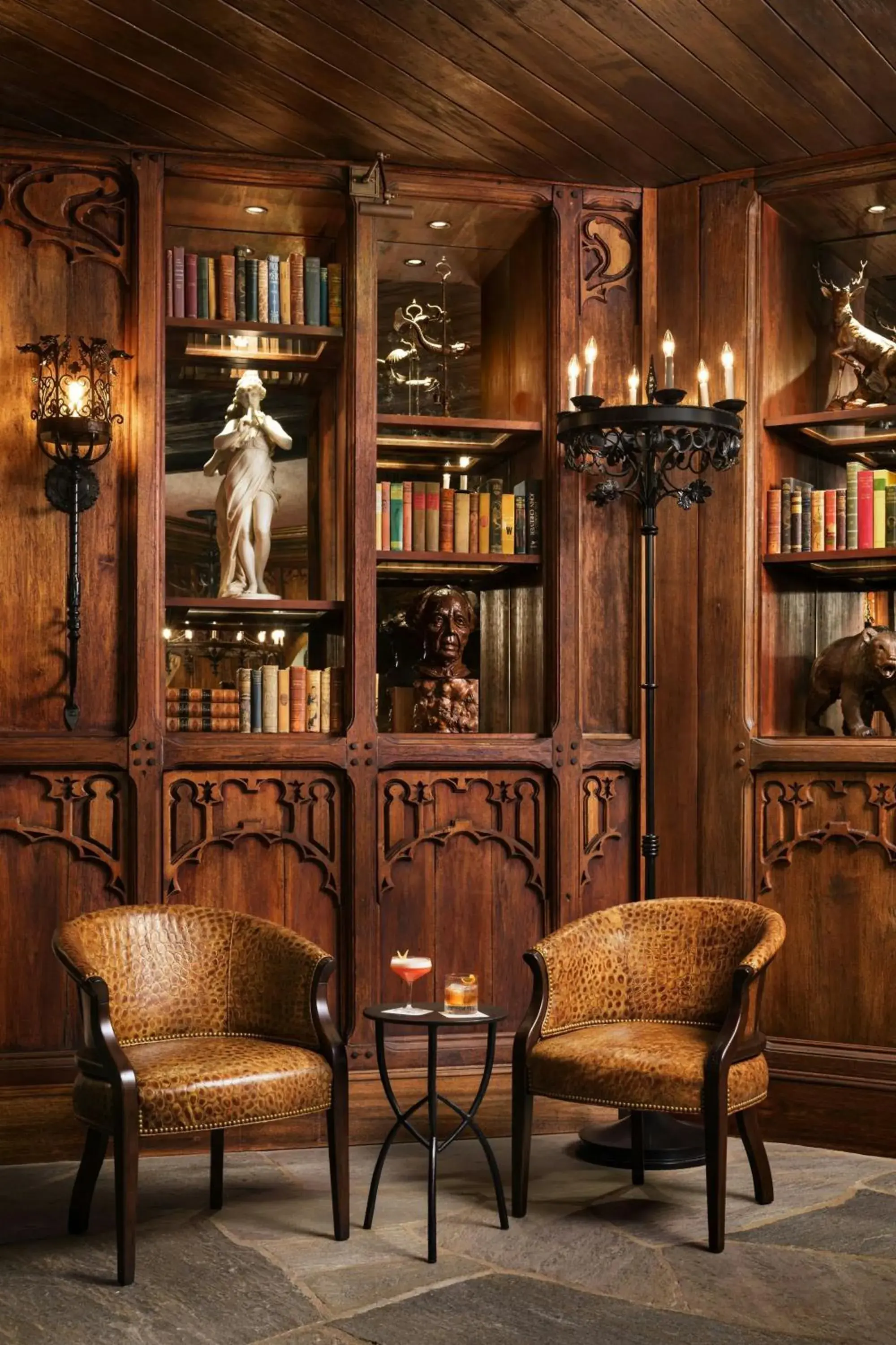 Lobby or reception in Grand Bohemian Lodge Asheville, Autograph Collection Lobby or reception in Grand Bohemian Lodge Asheville, Autograph Collection