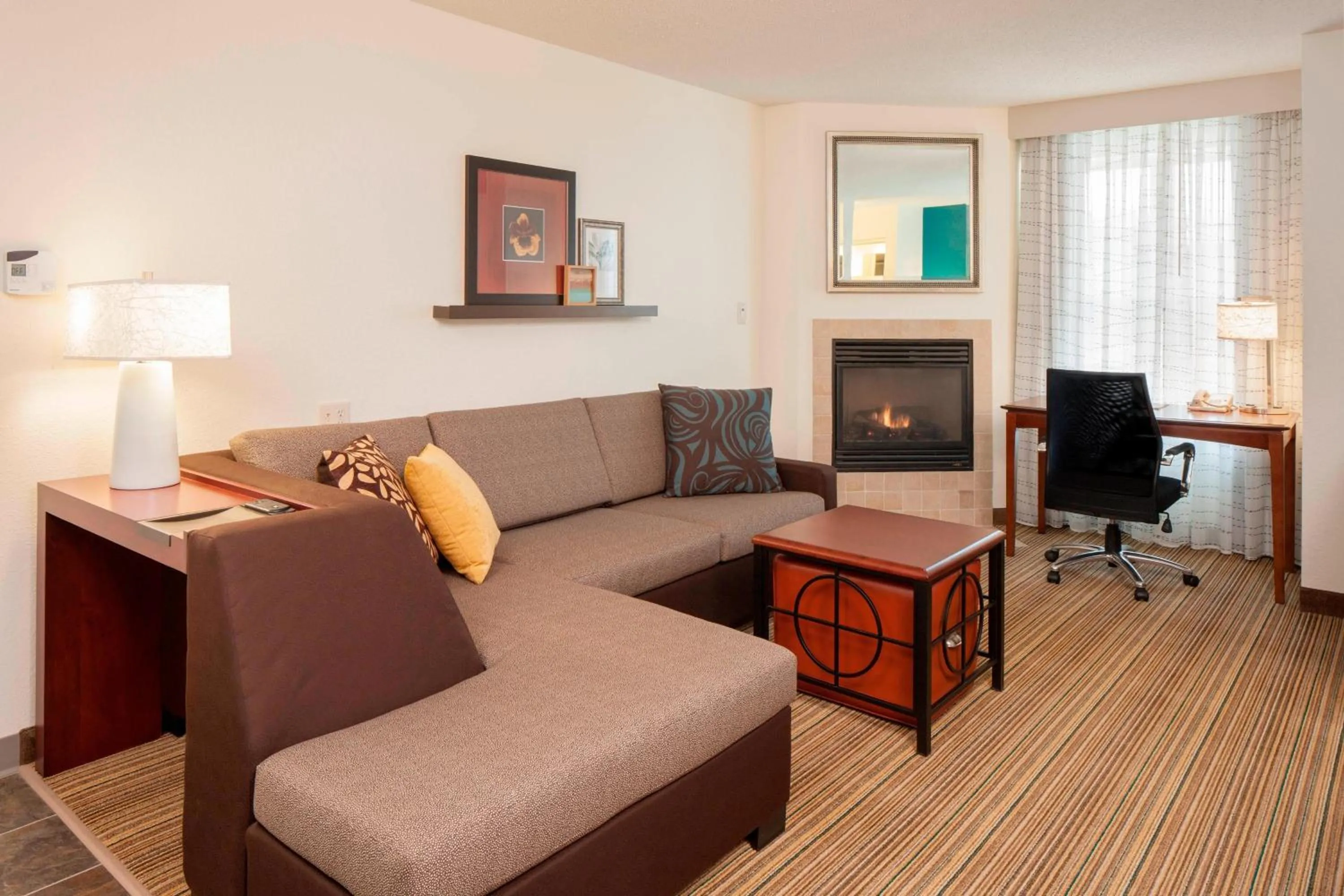Living room in Residence Inn Boston Norwood