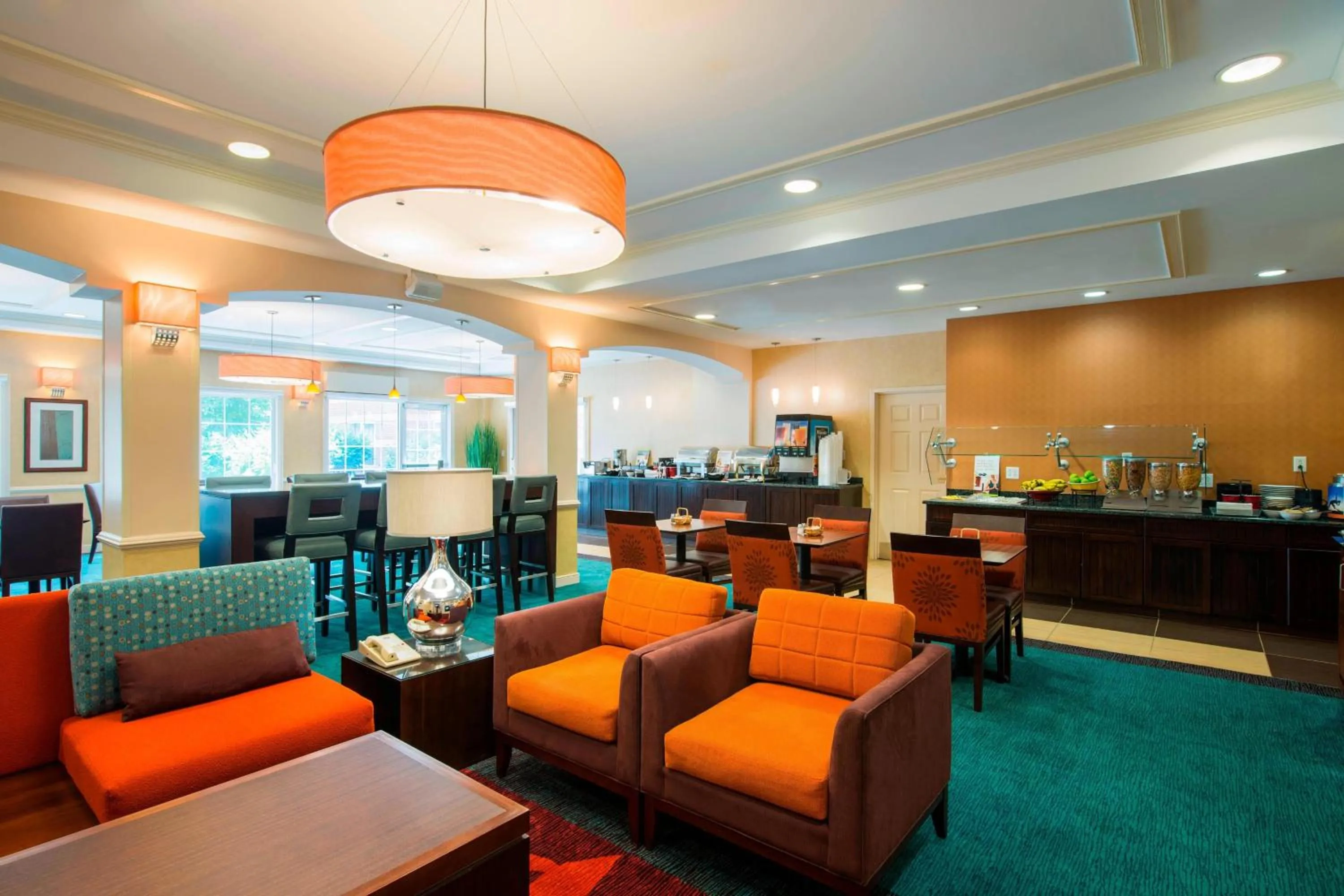 Lobby or reception in Residence Inn Boston Framingham