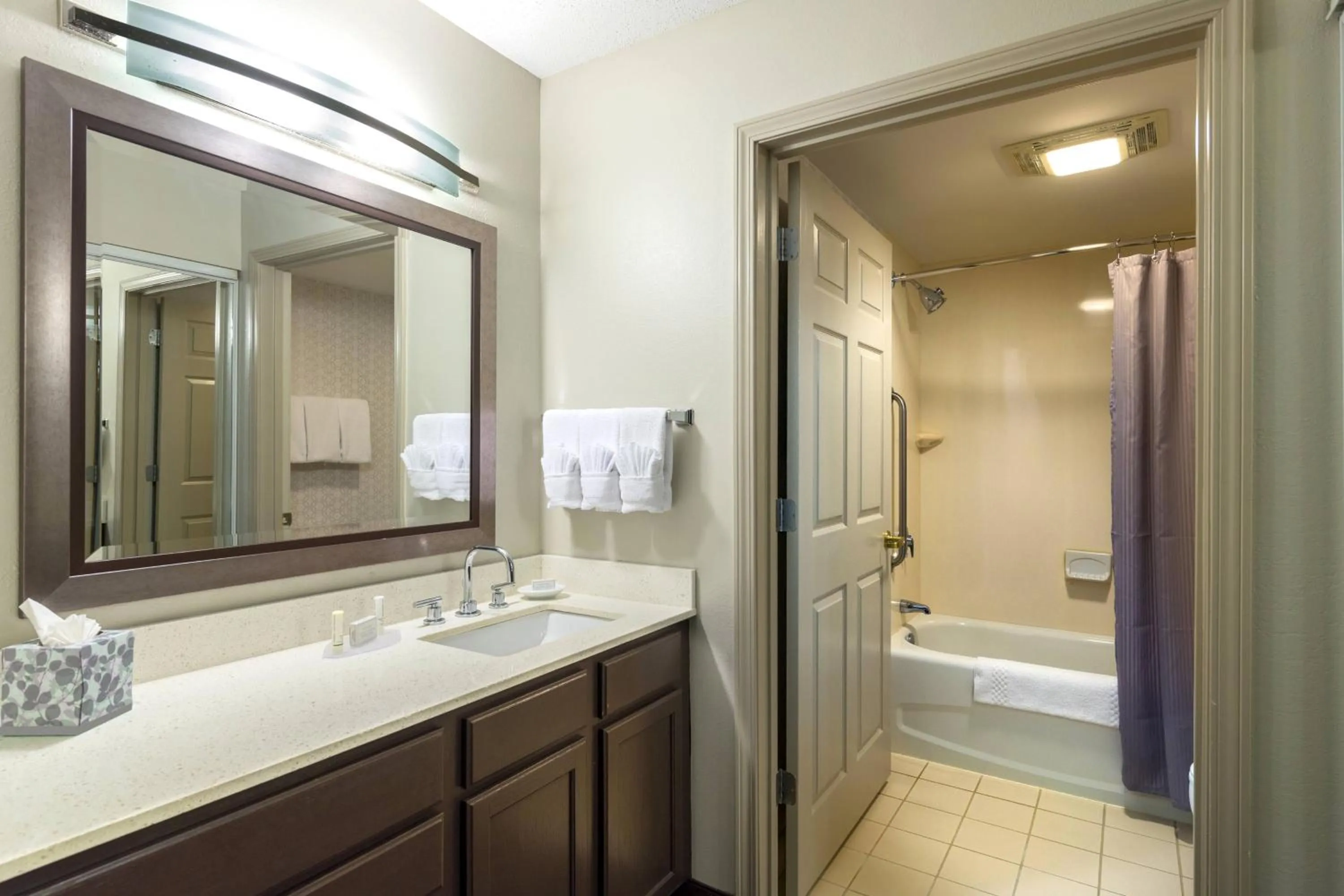 Bathroom in Residence Inn Boston Franklin