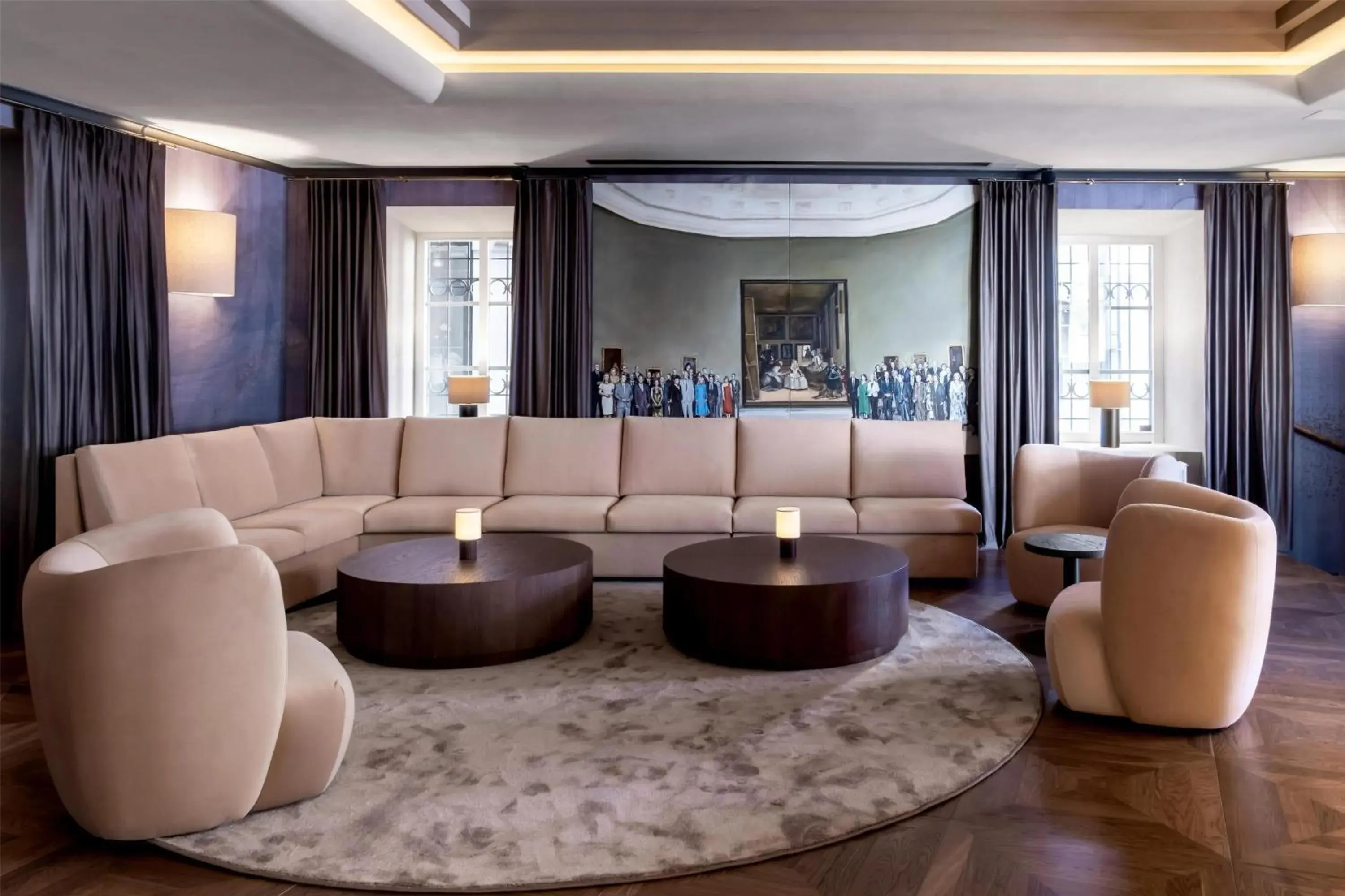 Lobby or reception in Radisson Collection Astorija Hotel, Vilnius Lobby or reception in Radisson Collection Astorija Hotel, Vilnius