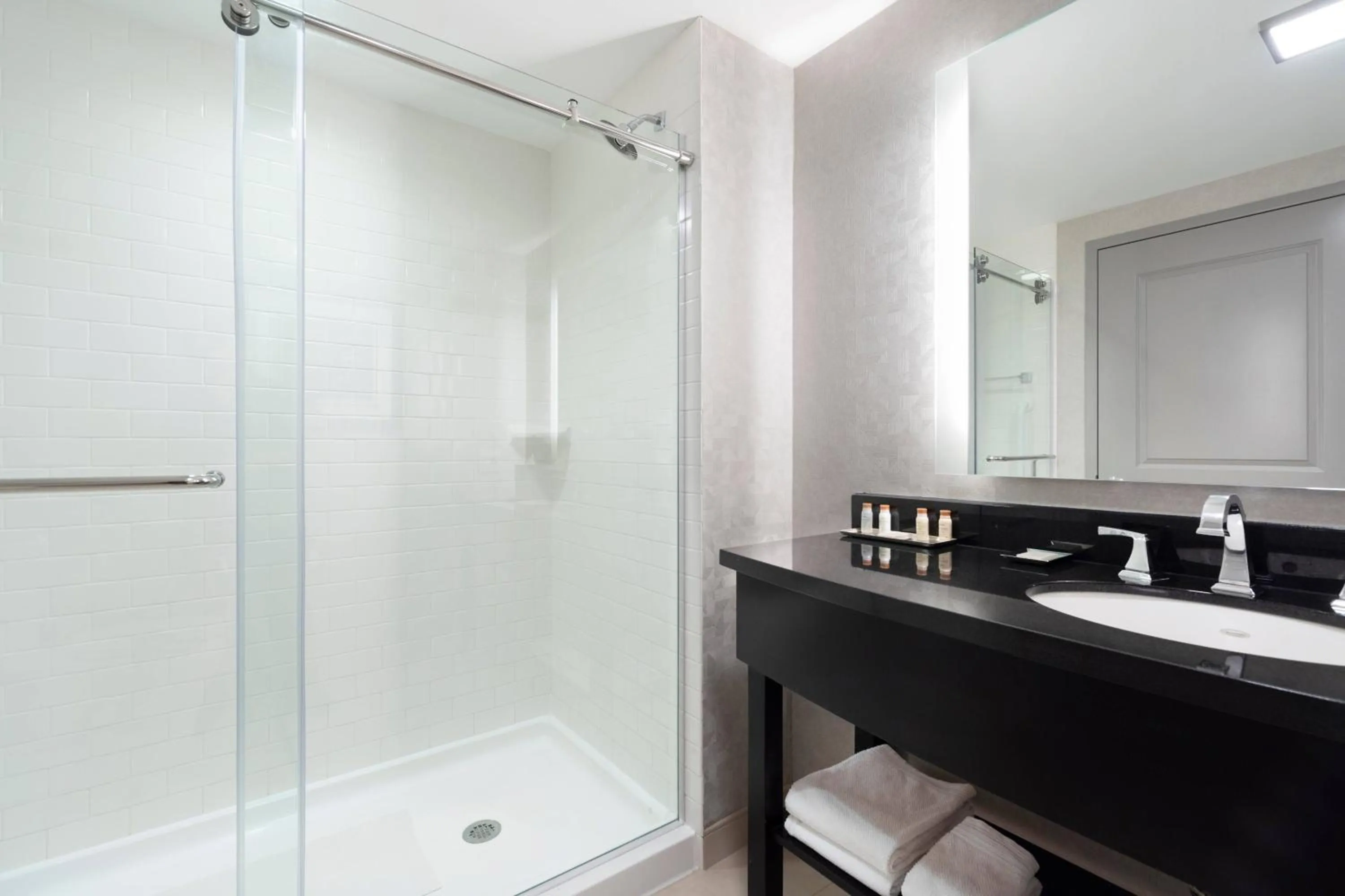 Bathroom in Renaissance Boston Patriot Place Hotel