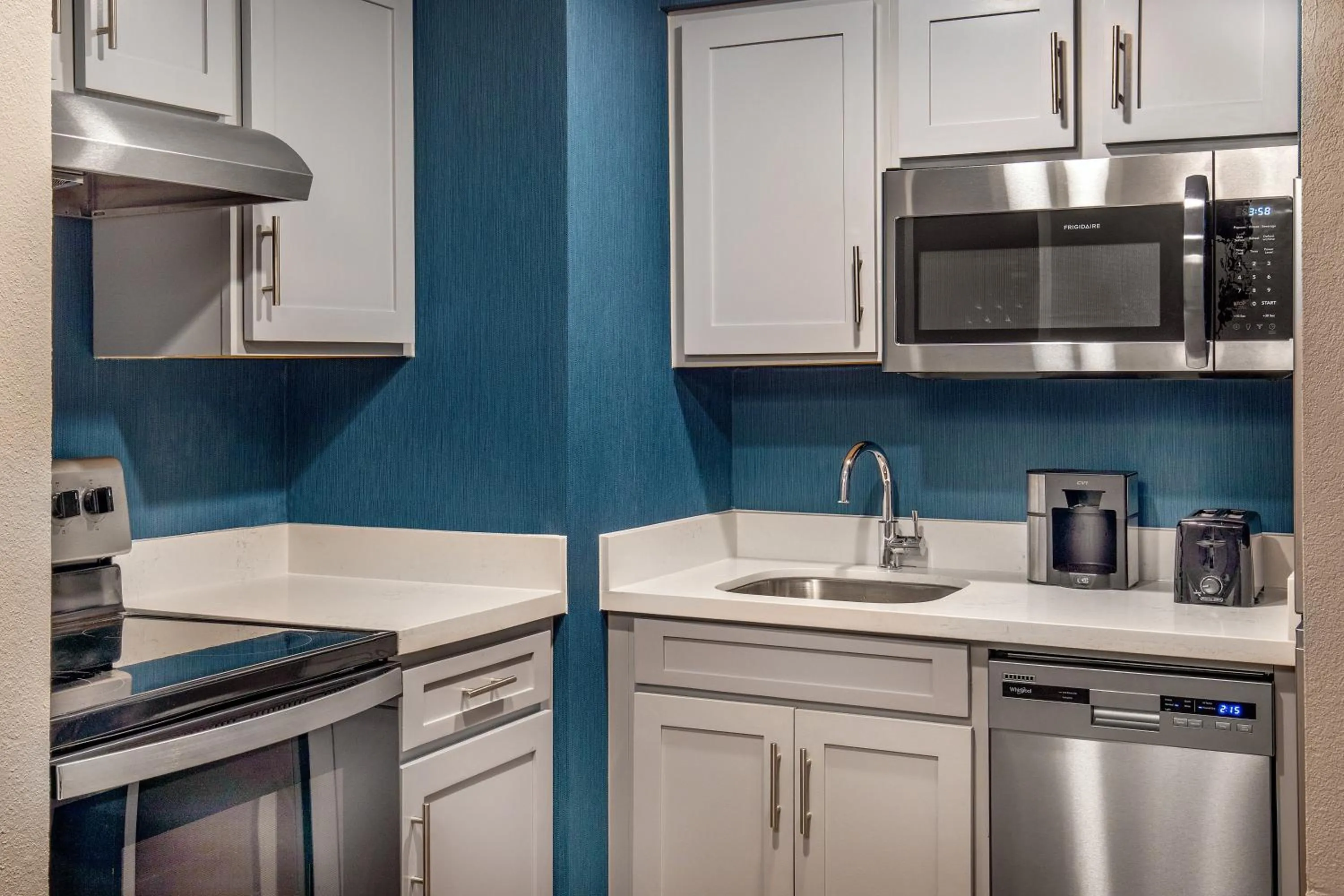 kitchen in Residence Inn by Marriott Boston Harbor on Tudor Wharf