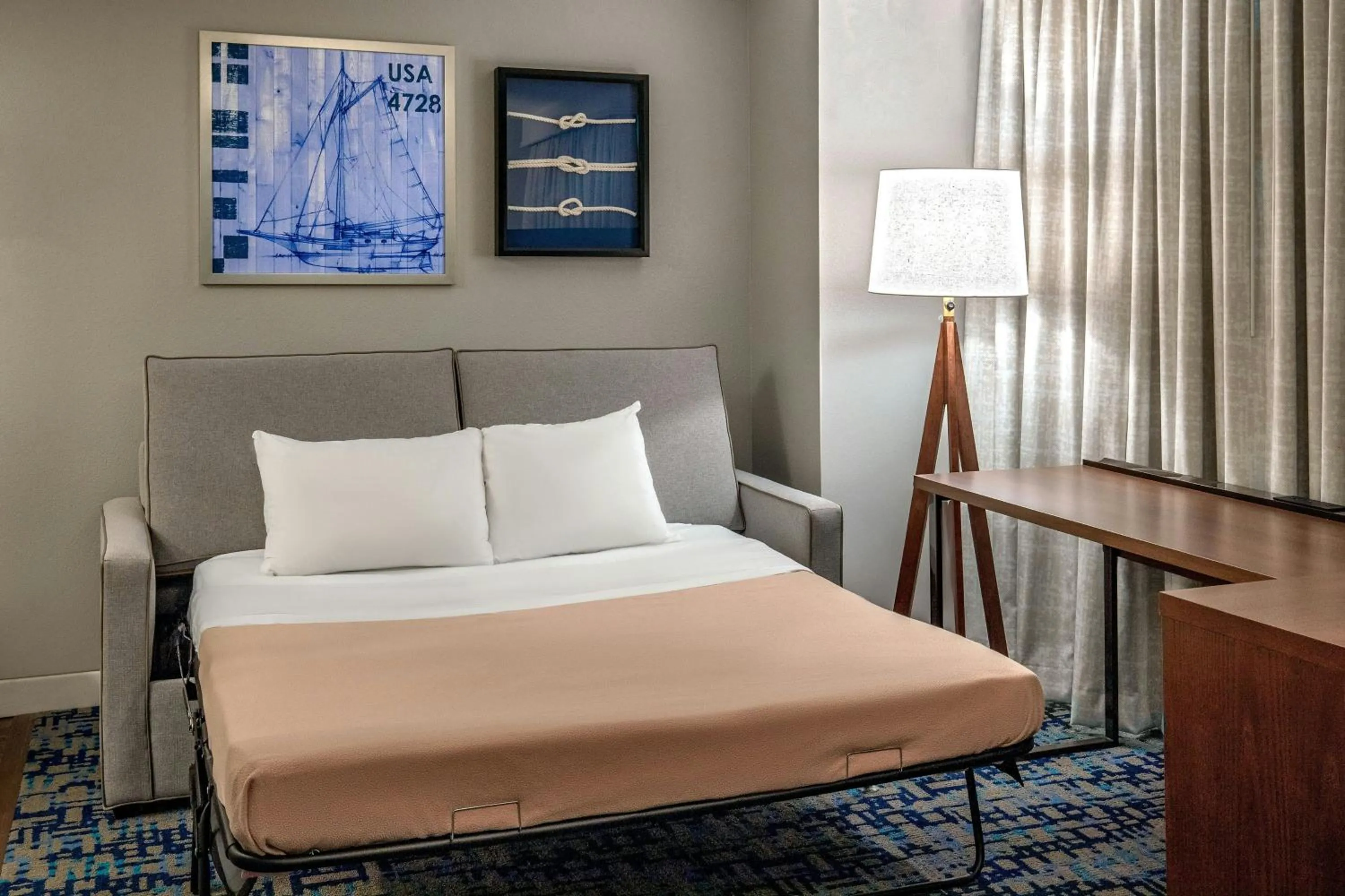 Photo of the whole room, Bed in Residence Inn by Marriott Boston Harbor on Tudor Wharf