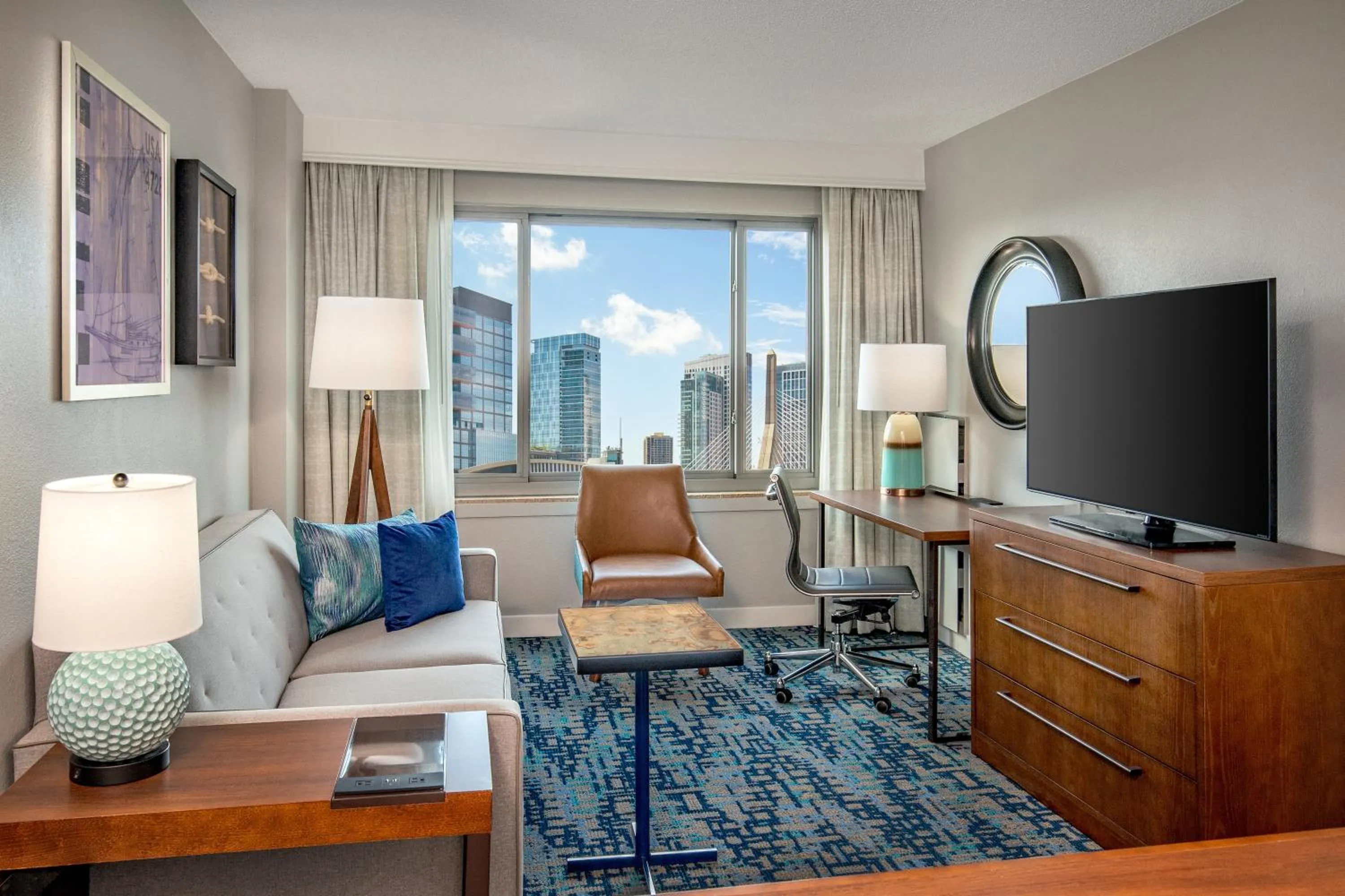 Bedroom in Residence Inn by Marriott Boston Harbor on Tudor Wharf