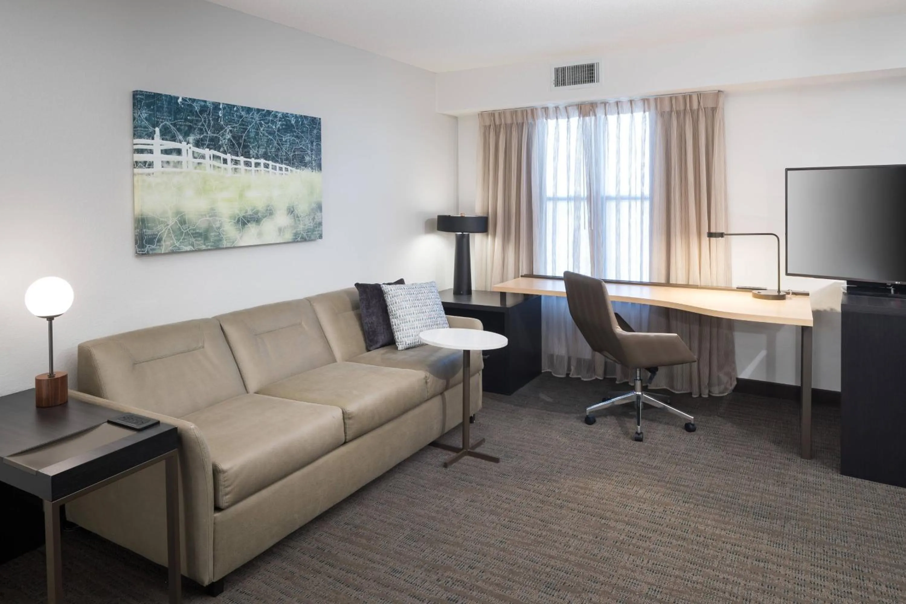Living room in Residence Inn by Marriott Boston Westford